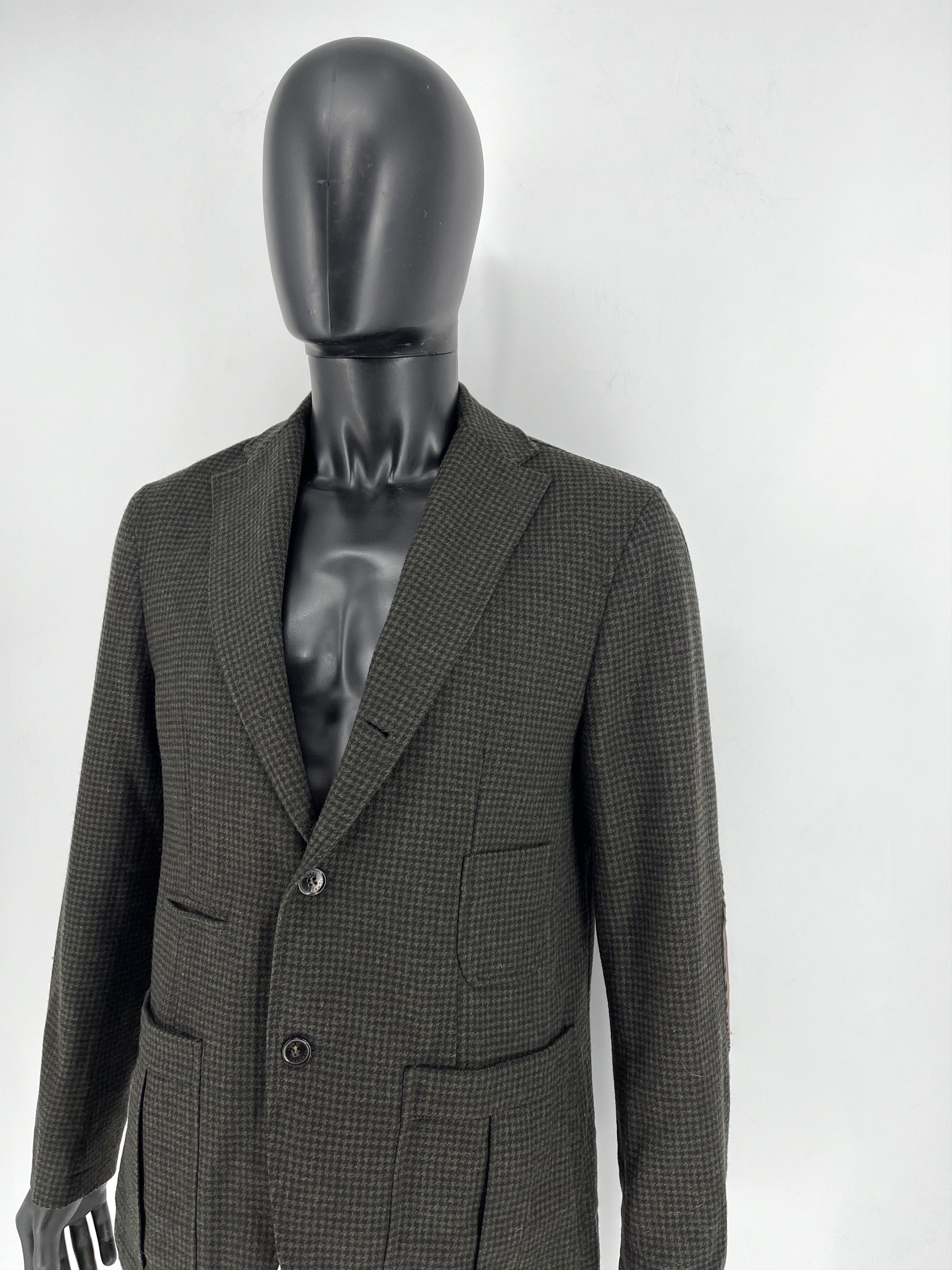 Cerruti 1881 × Seditionaries Nano Cerruti Checkered Plaid Blazer Wool Coats Jacket Size 50S - 4 Thumbnail