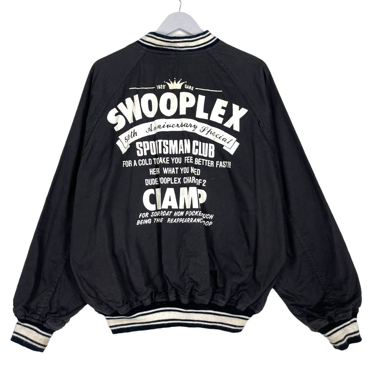 Japanese Brand × Sports Specialties 💥SWOOPLEX SPORTMAN CLUB BOMBER JACKET Size US L / EU 52-54 / 3 - 10 Thumbnail