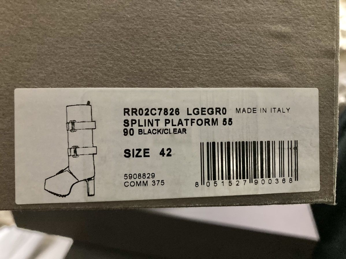 Rick Owens NEVER WORN / Splint Platform Boots by Rick Owens Size US 9 / EU 42 - 15 Thumbnail