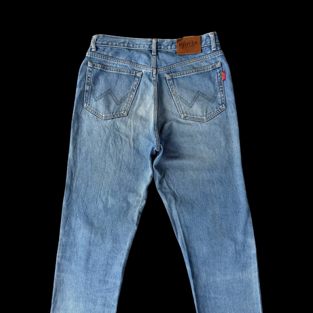 Vintage VINTAGE 90S EDWIN JAPAN CLASSIC DENIM LIGHT PRE-WASHED W30" Size US 30 / EU 46 - 12 Thumbnail