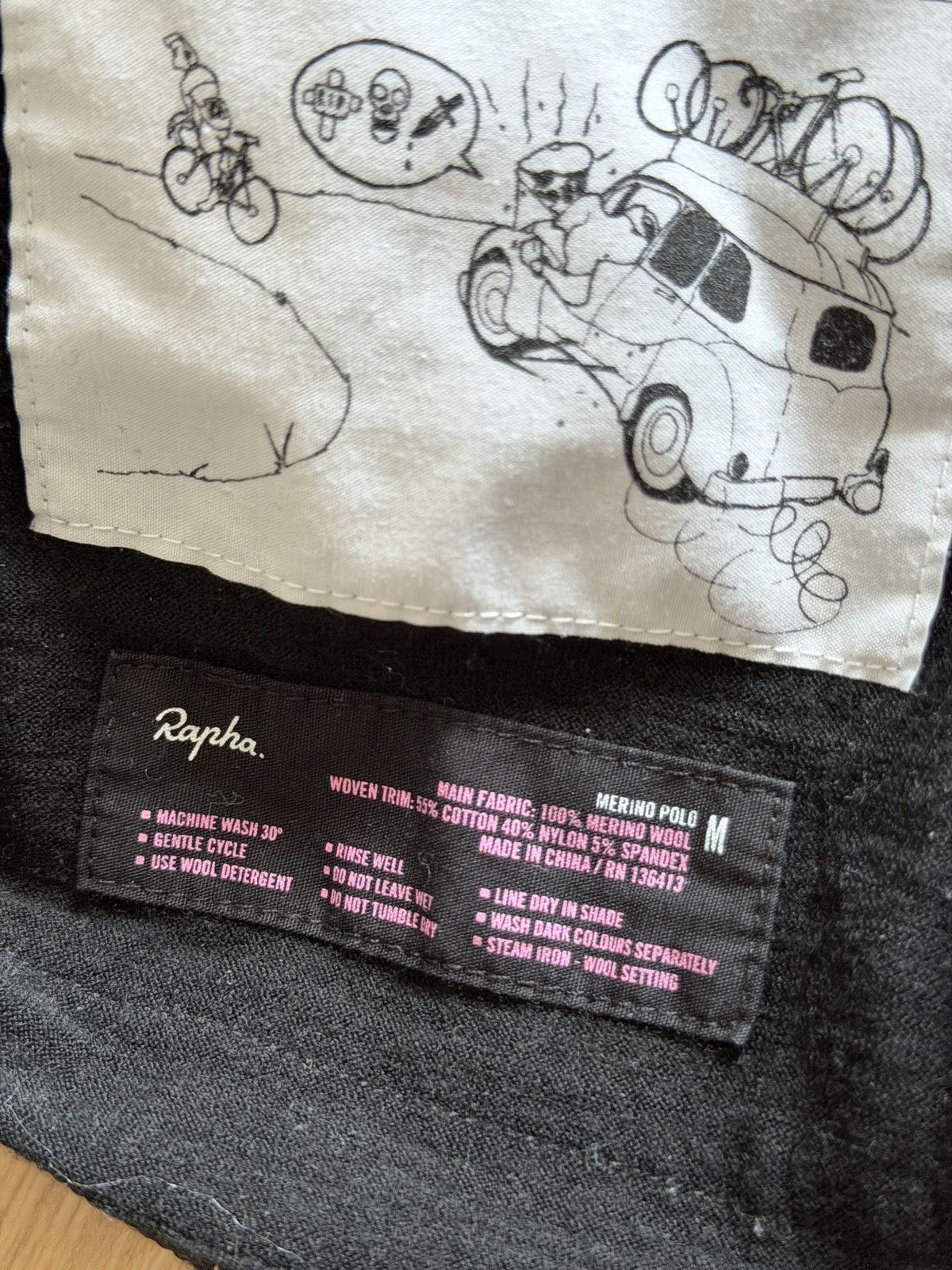 Rapha Rapha merino wool polo t shirt velo cycling Size US L / EU 52-54 / 3 - 5 Thumbnail