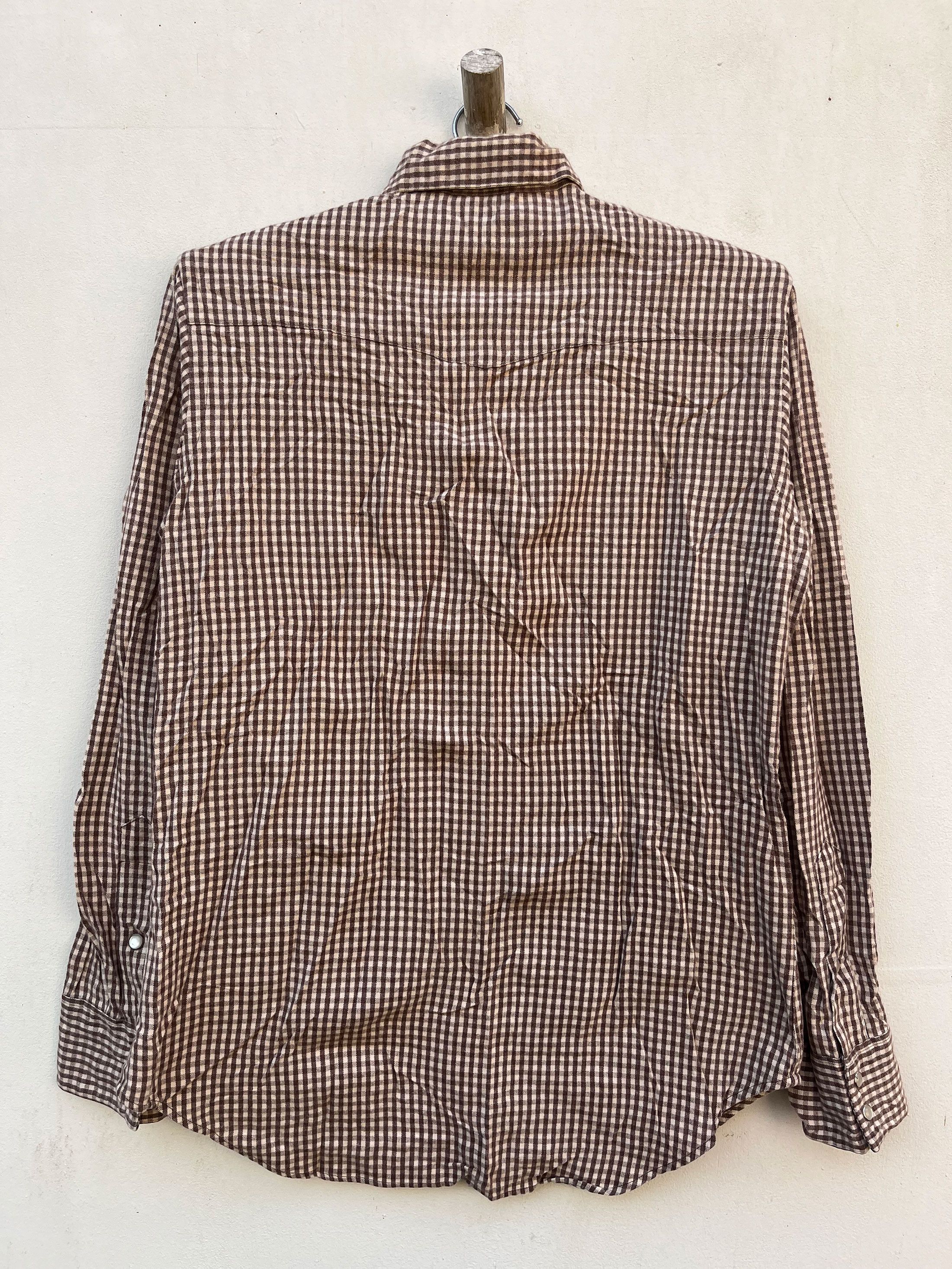 RRL Ralph Lauren Double RL Long Sleeve Pearl Snap Western Shirt Size US S / EU 44-46 / 1 - 4 Thumbnail