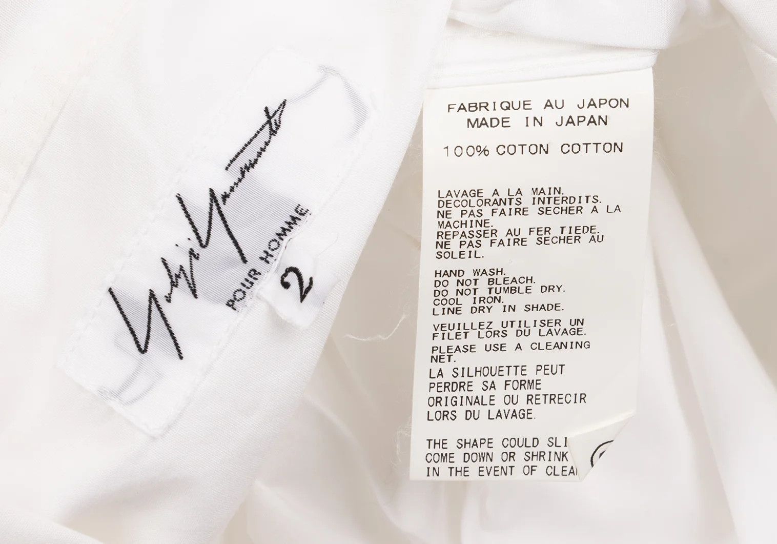 Yohji Yamamoto Yohji Yamamoto Cotton Flap Pocket Shirt Size US S / EU 44-46 / 1 - 16 Thumbnail