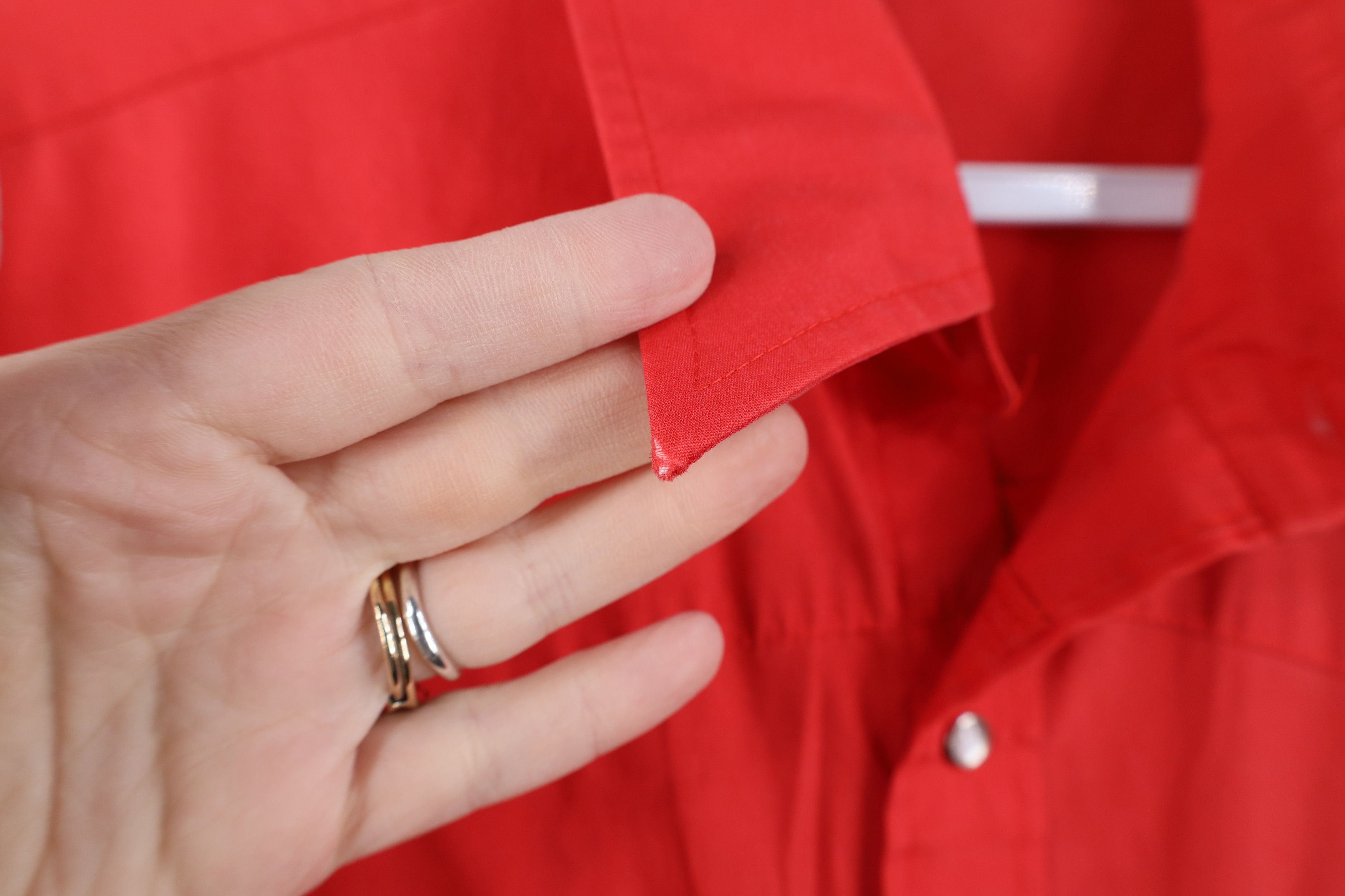 Vintage Vintage 70s Rockabilly Cowboy Short Sleeve Button Shirt Red Size US M / EU 48-50 / 2 - 6 Thumbnail