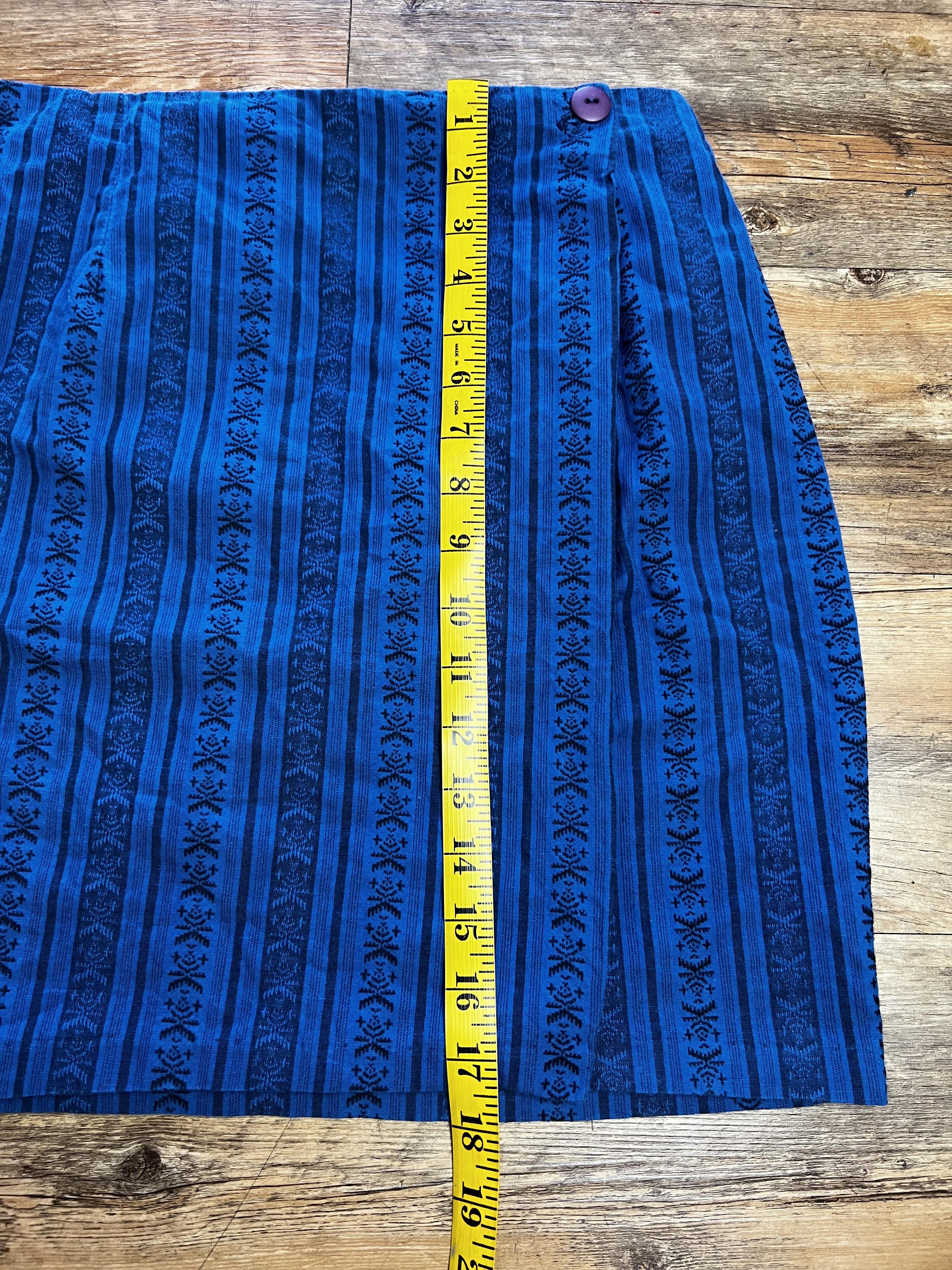Vintage Vintage Blue Allison Tracy Skirt Size 28" / US 6 / IT 42 - 7 Thumbnail
