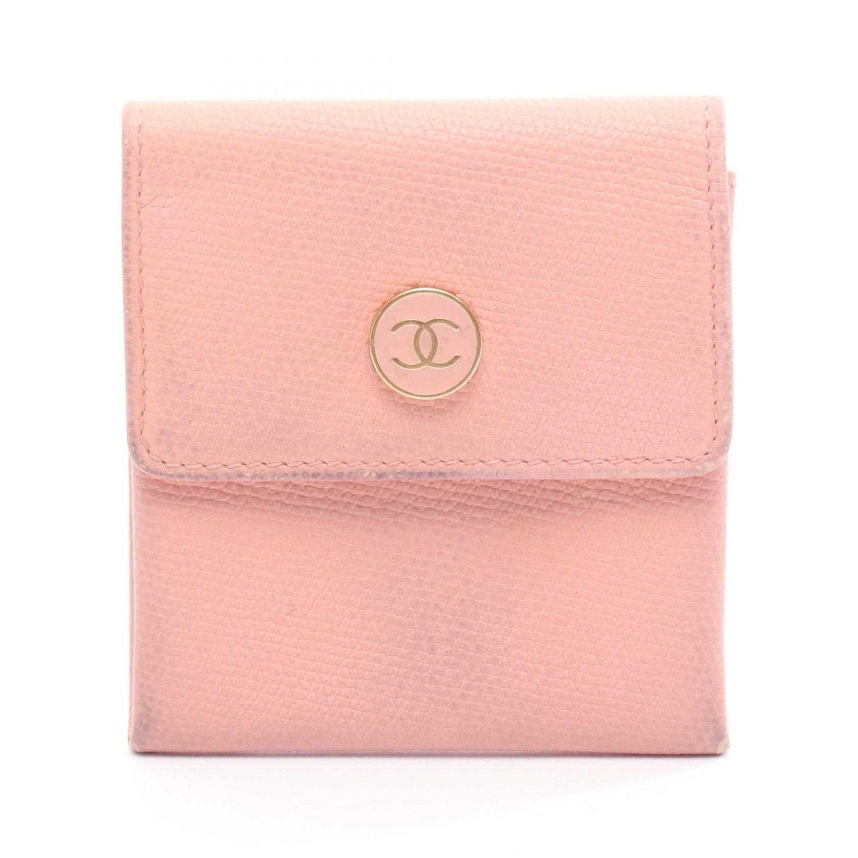 Chanel Chanel Chanel Coco Button Leather Coin Case Leather Coin Case DUTY FREE for USA Size ONE SIZE - 1 Thumbnail