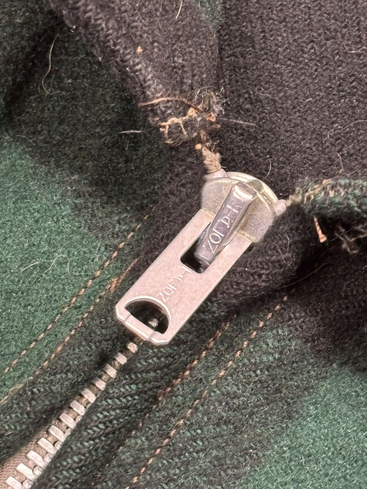 L.L. Bean True vintage 1950s green plaid L.L BEAN wool coat Size US L / EU 52-54 / 3 - 8 Thumbnail