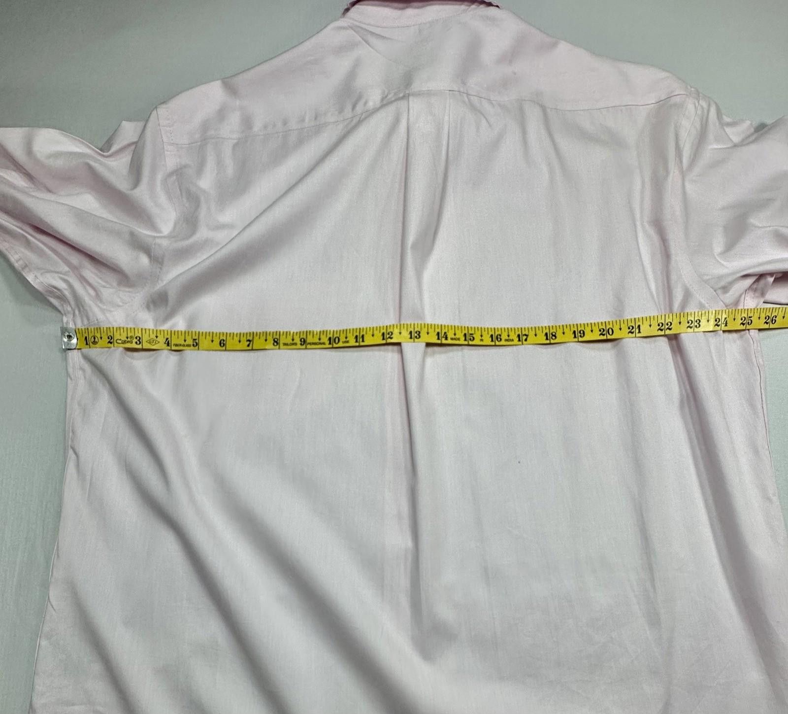 Club Room Club Room Regular Fit Cotton Button Down Shirt Mens Pink L Size US L / EU 52-54 / 3 - 7 Thumbnail