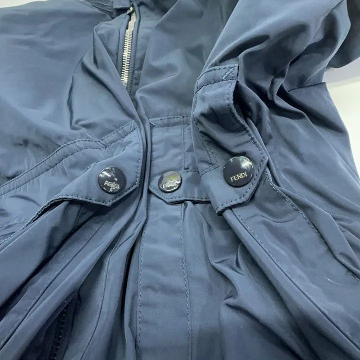 Fendi Fendi Casual Zip Jacket for Men in Navy -2507 Size US L / EU 52-54 / 3 - 9 Thumbnail