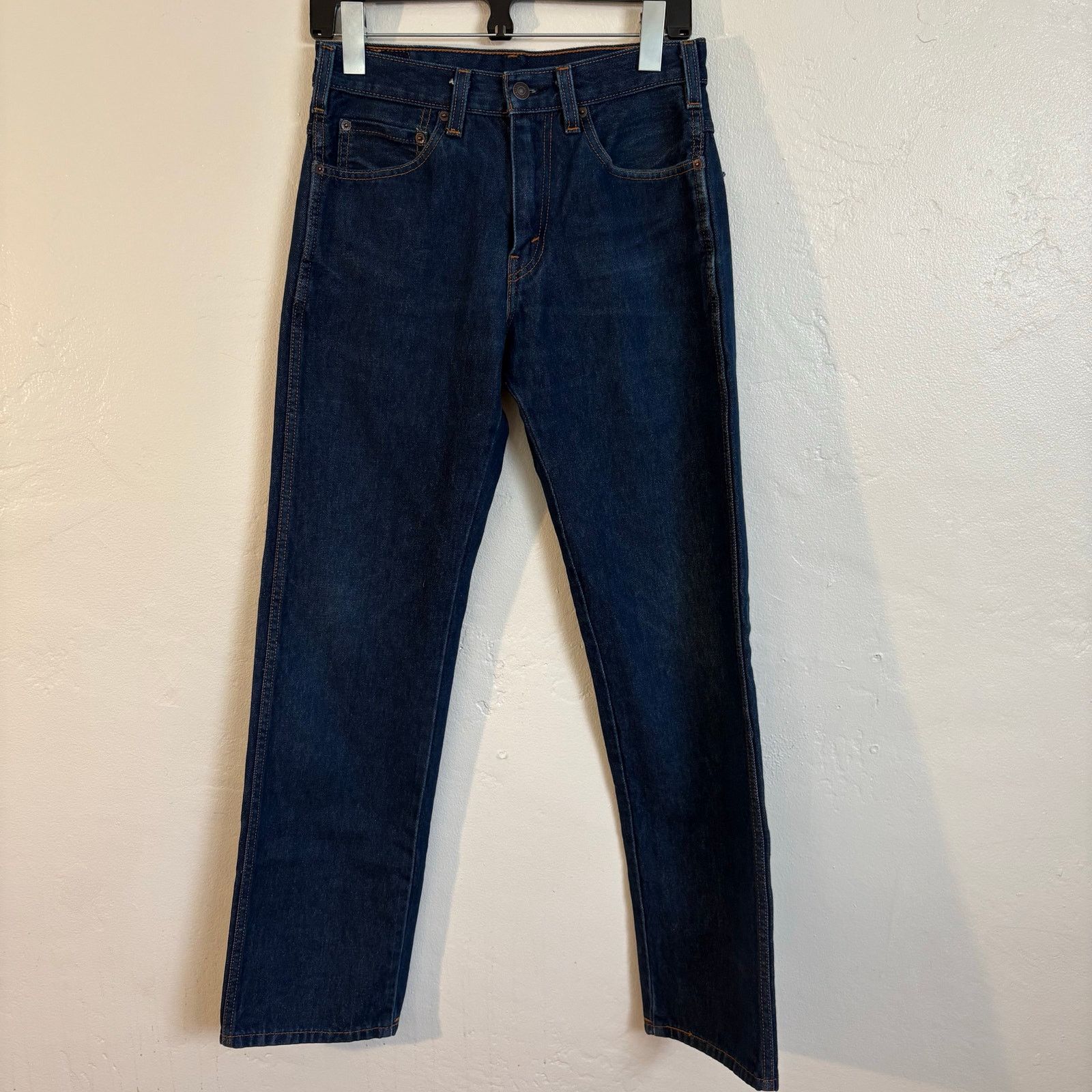 Levi's Levi's Western Fit Dark Blue Denim 5 Pocket Jeans Size US 27 - 1 Thumbnail