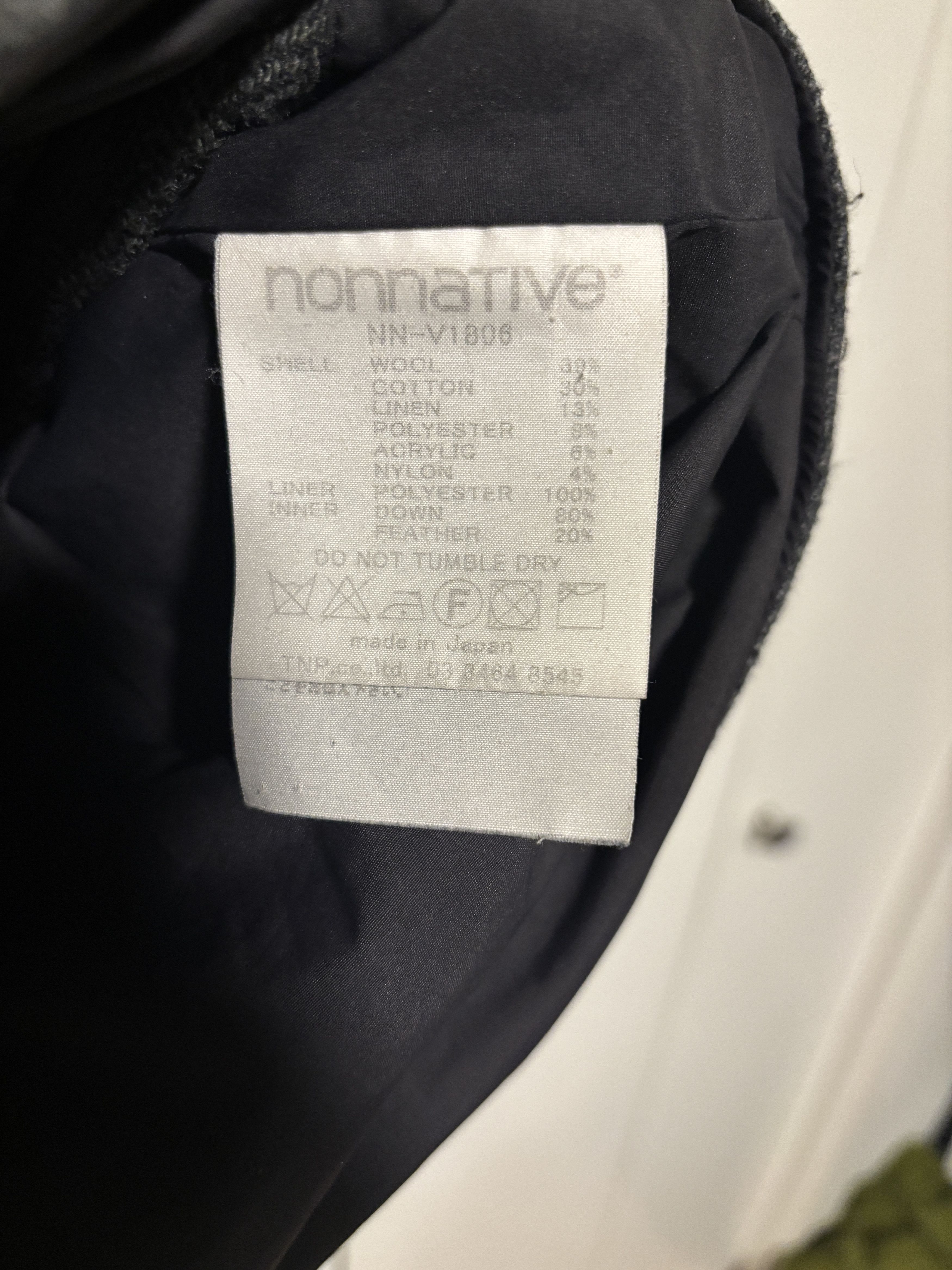 Nonnative Grey Snap Button Herringbone Wool Down Vest Size 1 Size US S / EU 44-46 / 1 - 8 Thumbnail
