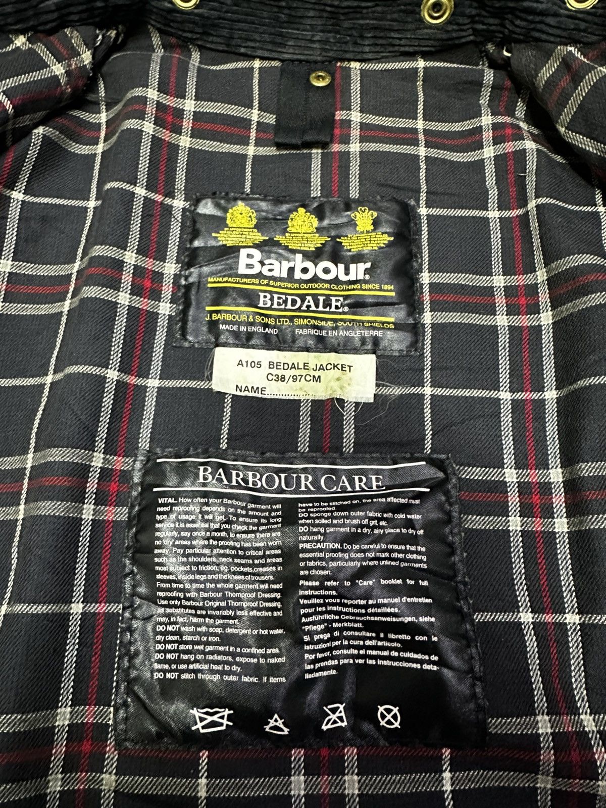 Barbour Vintage Barbour A105 Bedale Wax Jacket Size US M / EU 48-50 / 2 - 8 Thumbnail