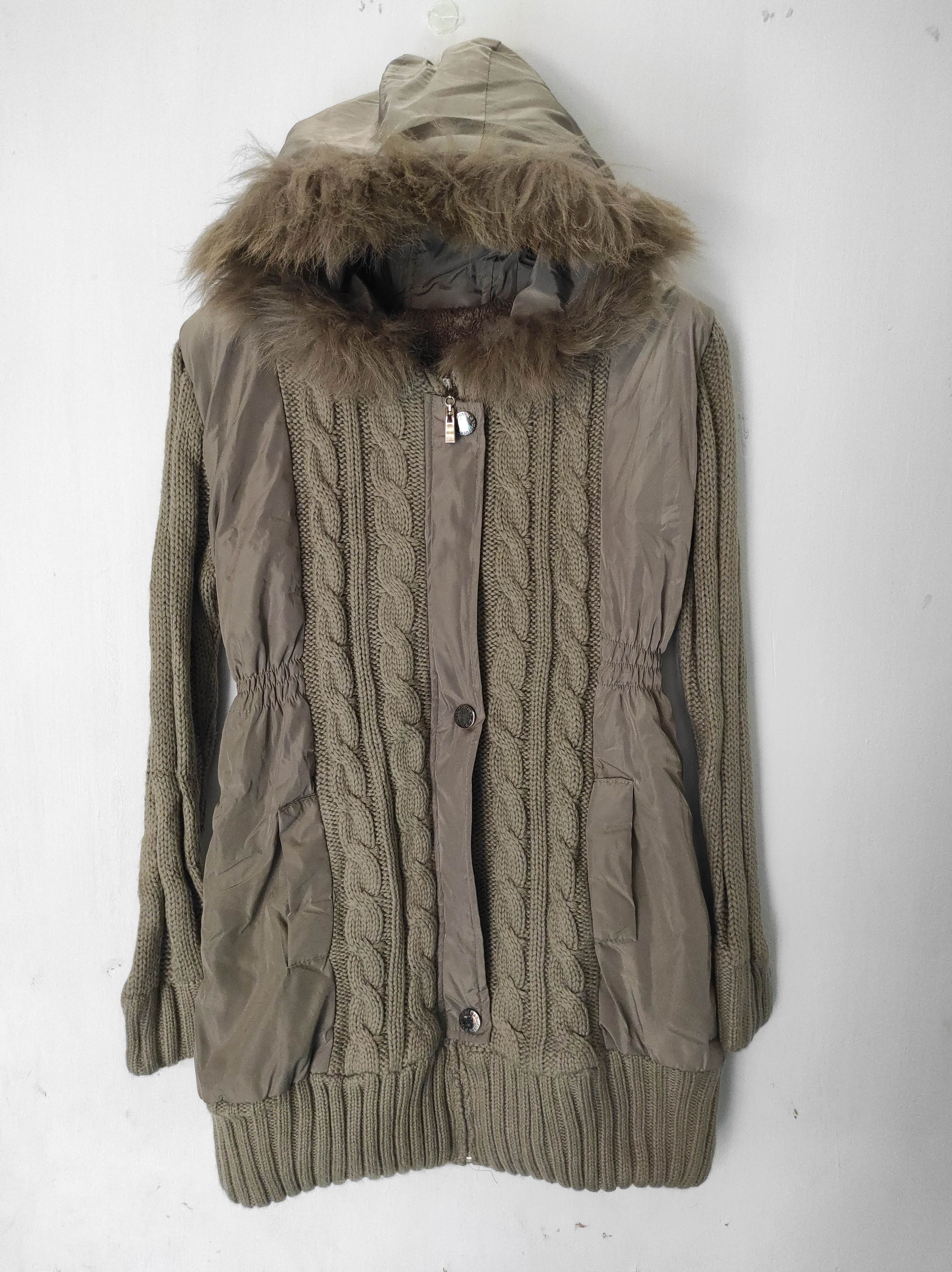 If Six Was Nine Knit Zip Fur Raccon Hoodie IfSixWasNine LGB style Size S / US 4 / IT 40 - 3 Thumbnail