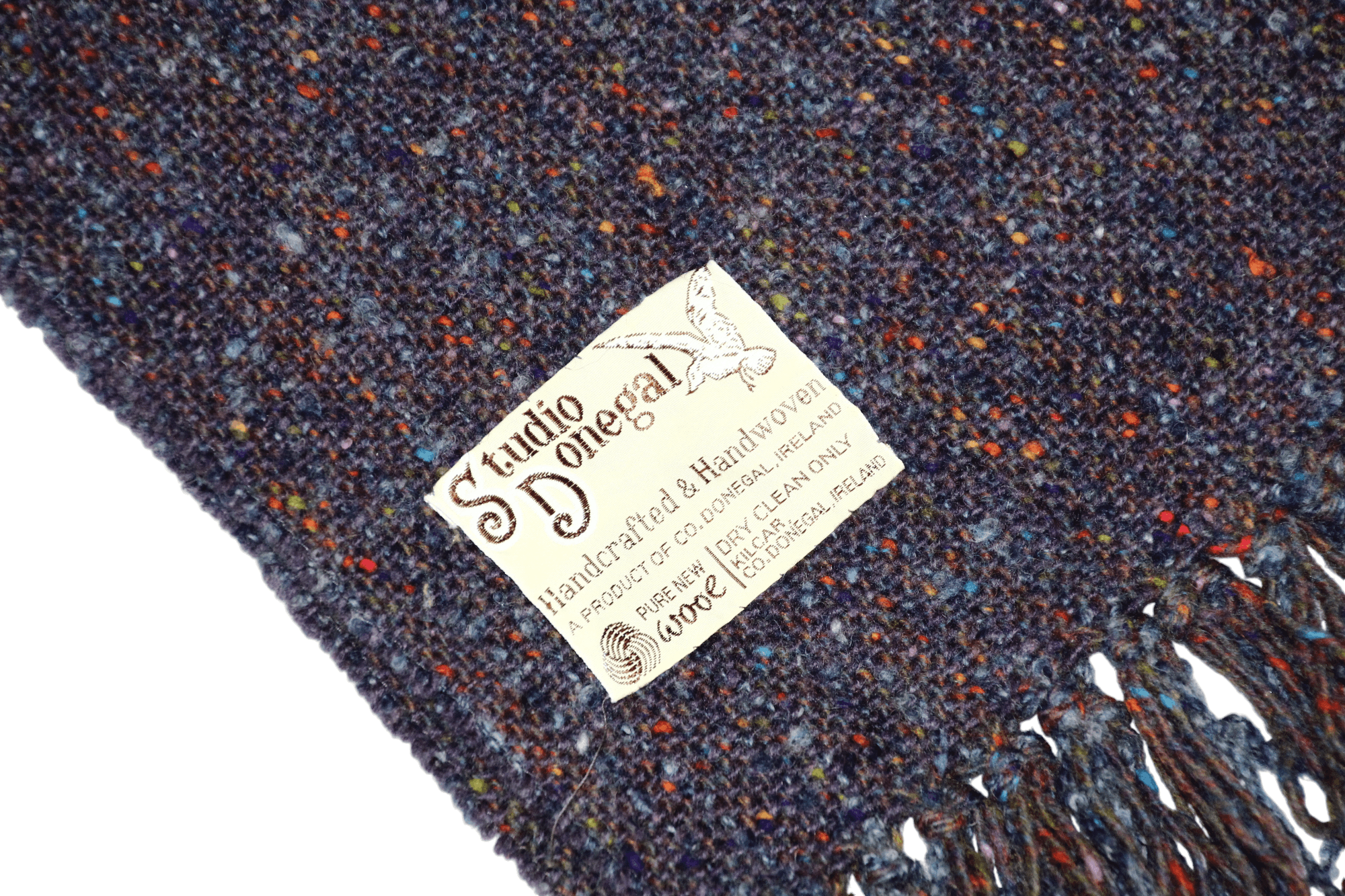 Donegal Tweed Studio Donegal Handcrafted & Handwoven Tweed Scarf 2m x 45cm Size ONE SIZE - 2 Thumbnail