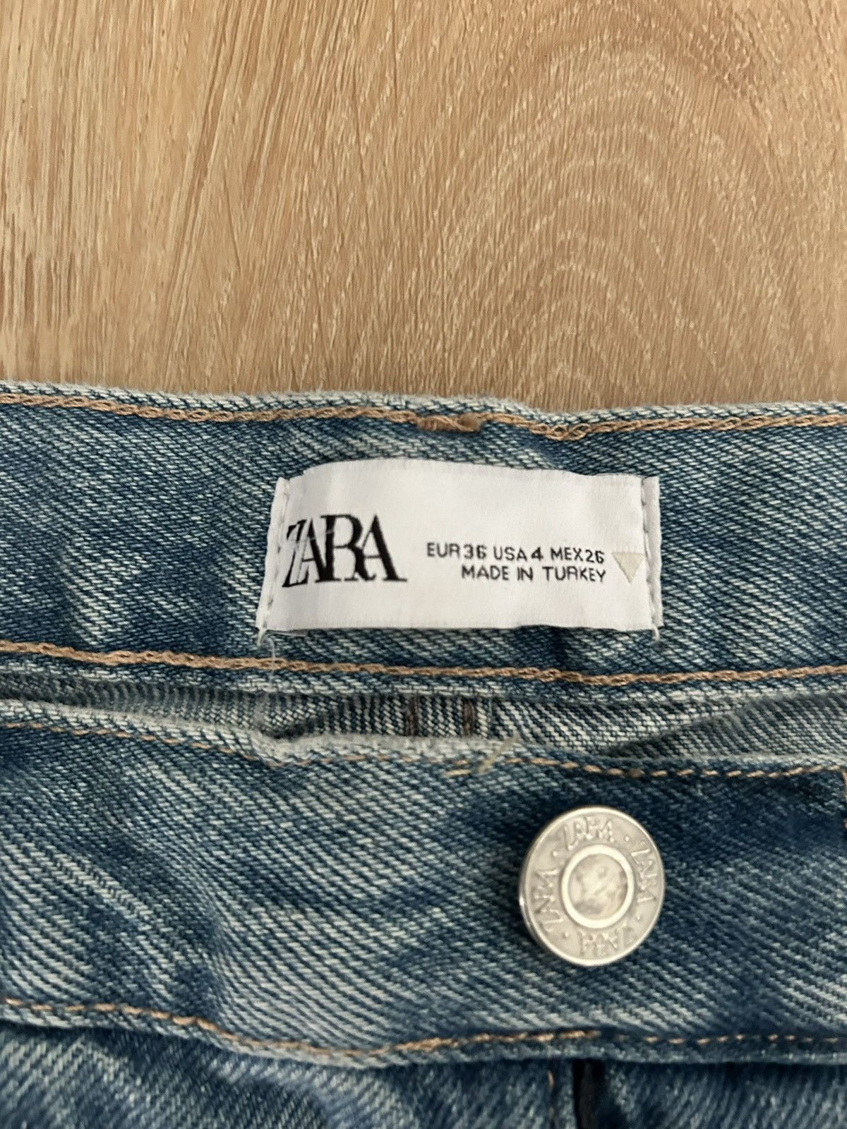 Zara Zara TRF Patchwork Denim Jeans Size 27" / US 4 / IT 40 - 4 Thumbnail
