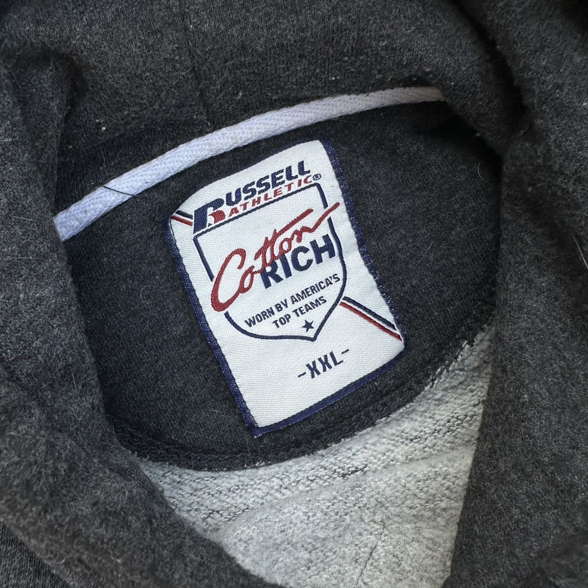 Russell Athletic Vintage Russell Athletic Hoodie Fitted Y2K Style USA 00s Size US XXL / EU 58 / 5 - 7 Thumbnail