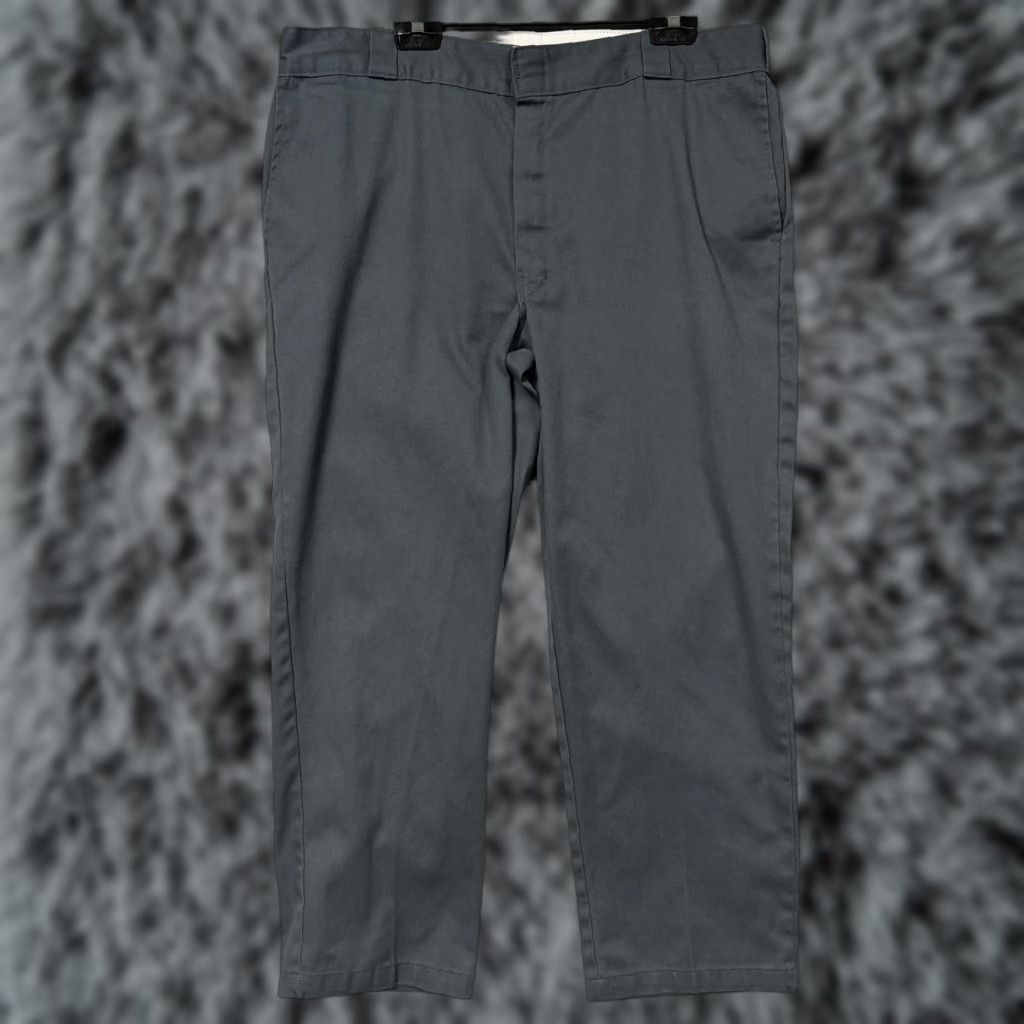 Dickies Dickies 874 Work Pants 42x30 Gray Skater Grunge Baggy Streetwear Indie Gorpcore Mens Size US 41 - 1 Thumbnail