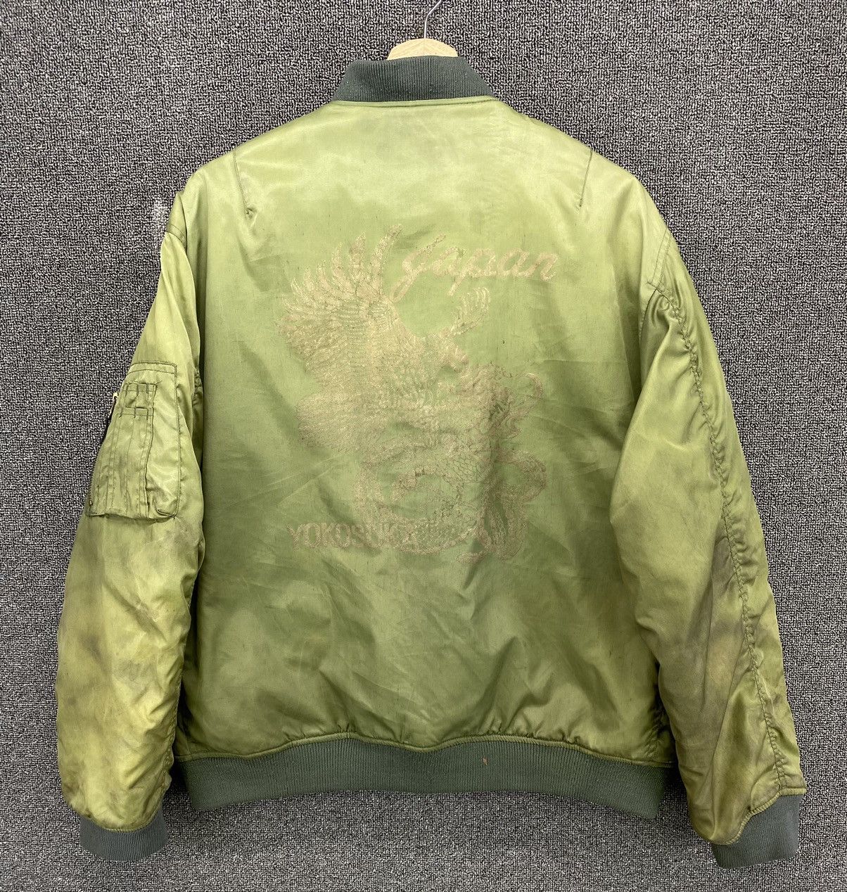 Vintage Yokosuka Japanese Eagle Sukajan Bomber Jacket