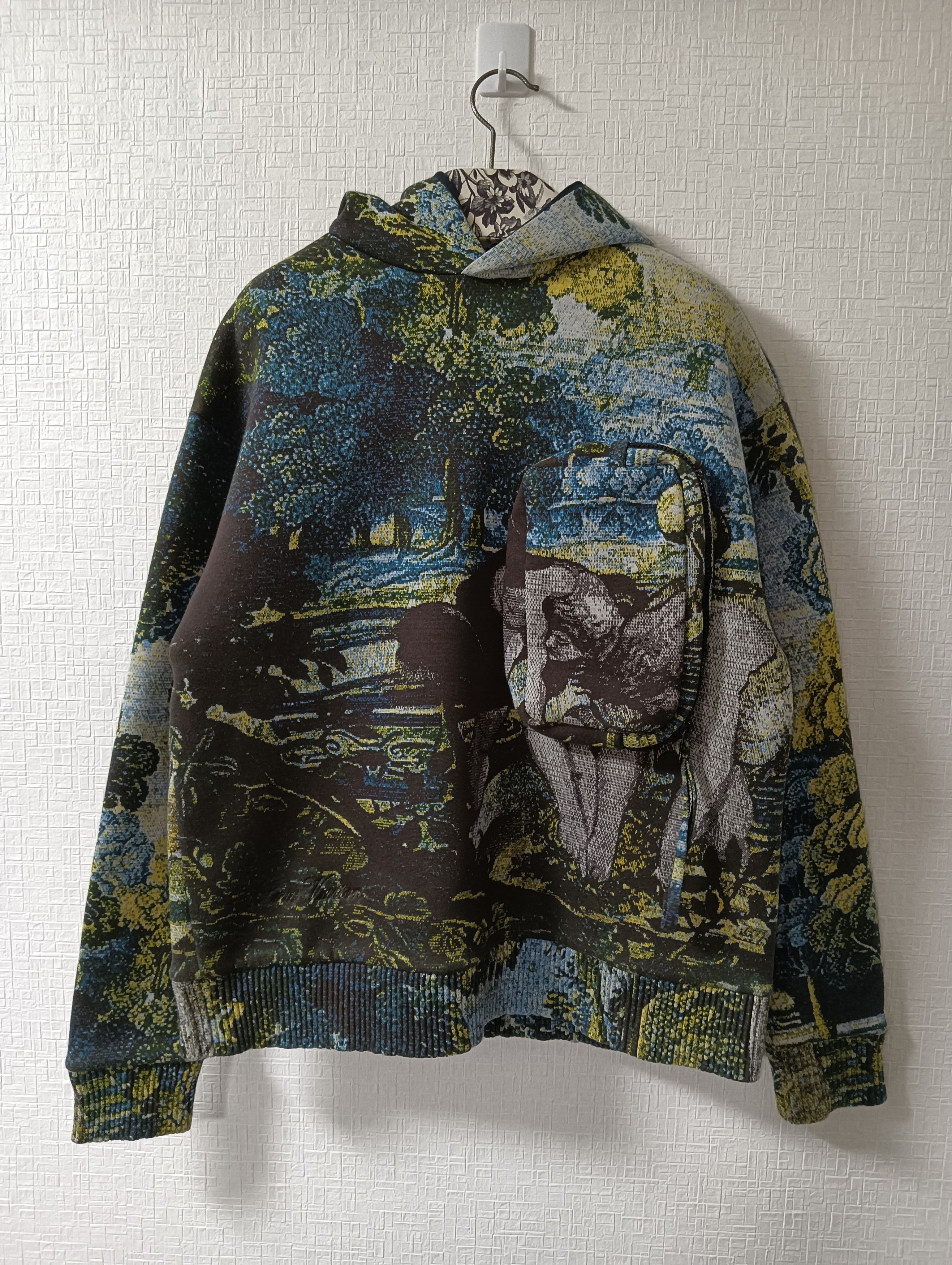 Tapestry Jacquard 3D Pocket Hoodie