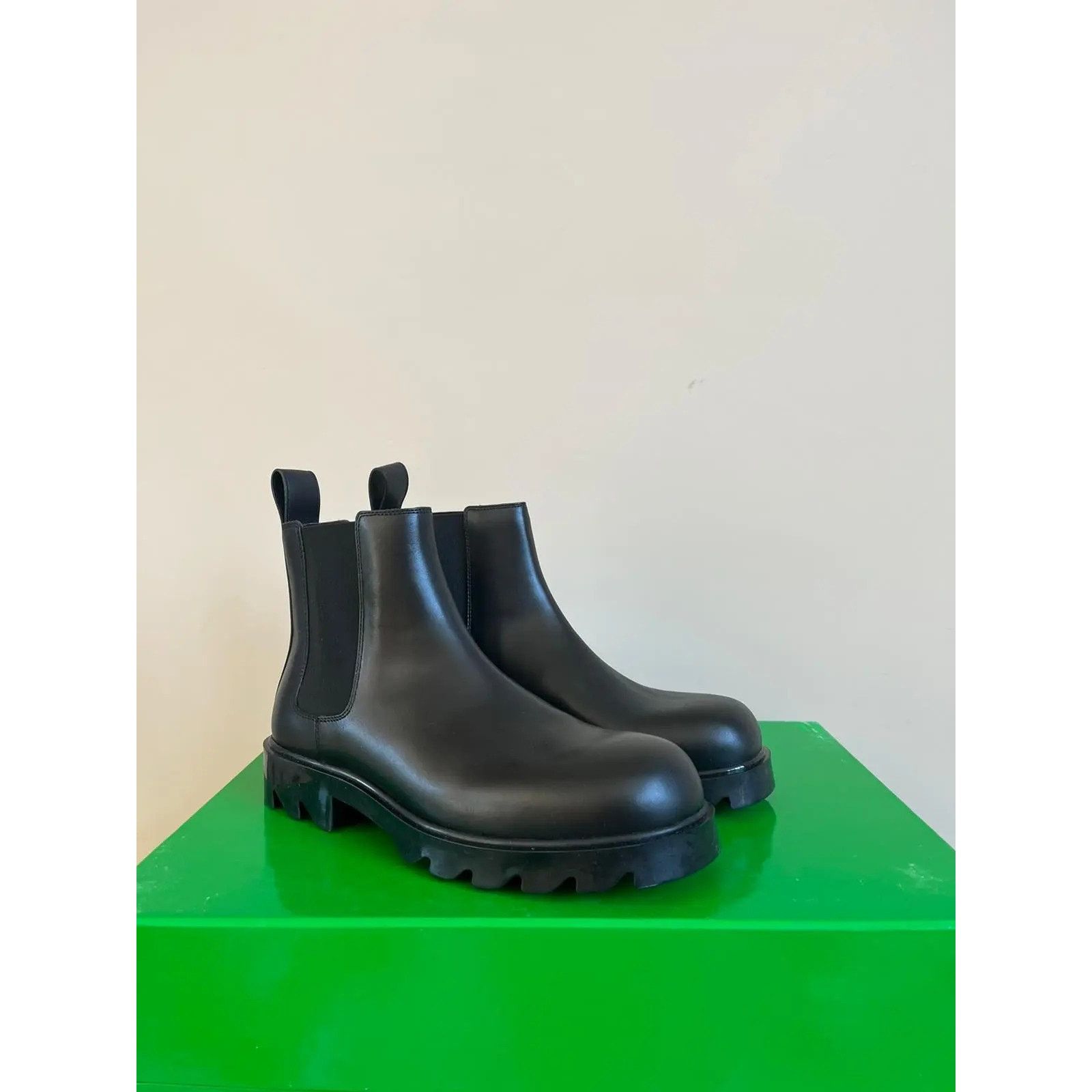 Bottega Veneta o1rshd1 Ankle Boots in Shibuya Calfskin Size US 10.5 / EU 43-44 - 7 Thumbnail