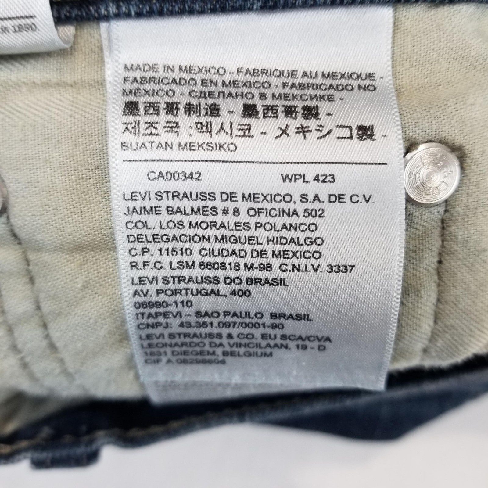 Levi's Levi’s 511 Jeans Mens 30x30 Slim Fit Zip Jean Blue 4172 Dark Size US 30 / EU 46 - 6 Thumbnail