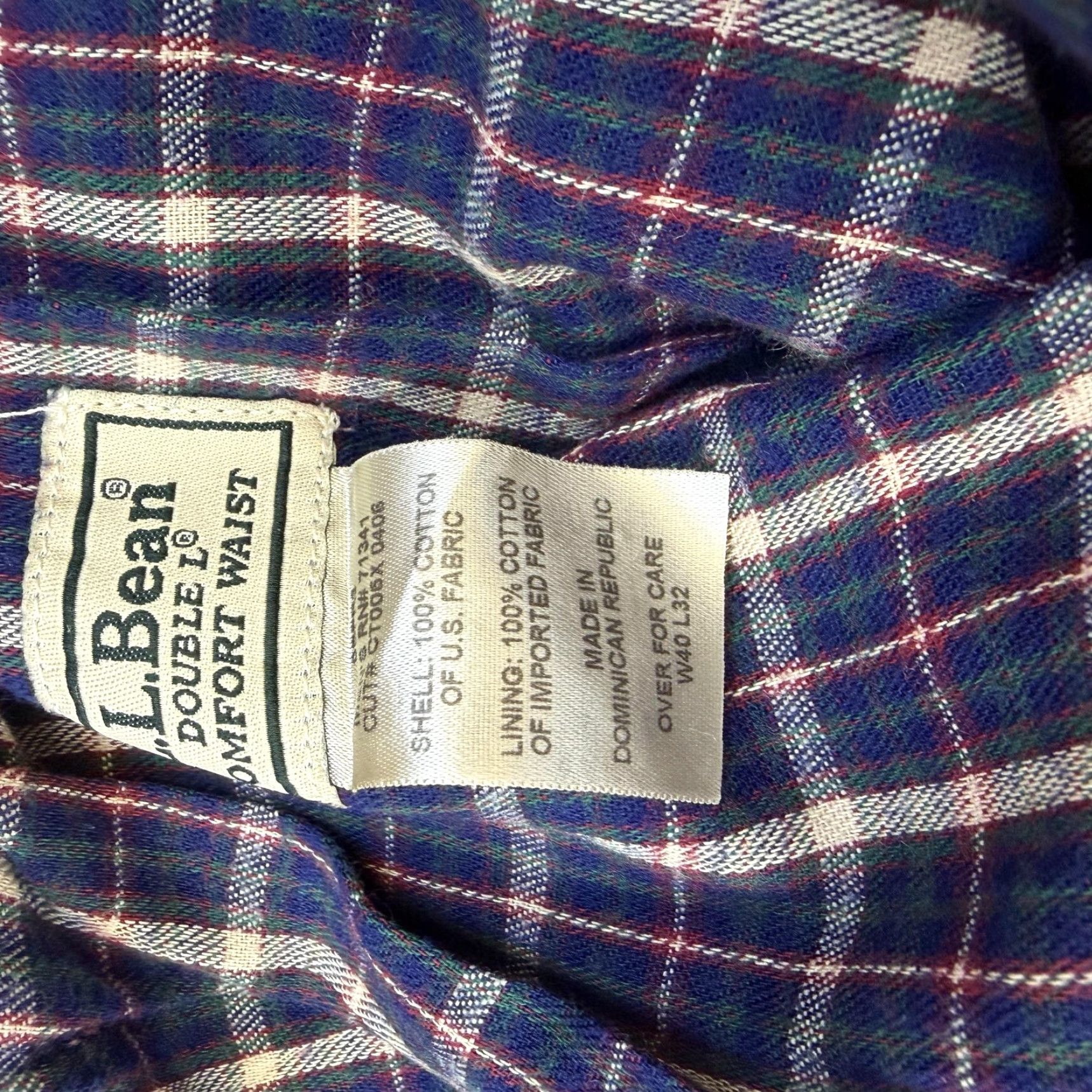 Vintage **L.L.Bean Mens Comfort Waist Pants 40x32 Brown Chino** User: L.L.Bean Mens Comfort Waist Pants 40x32 Brown Chino Size US 40 / EU 56 - 6 Thumbnail