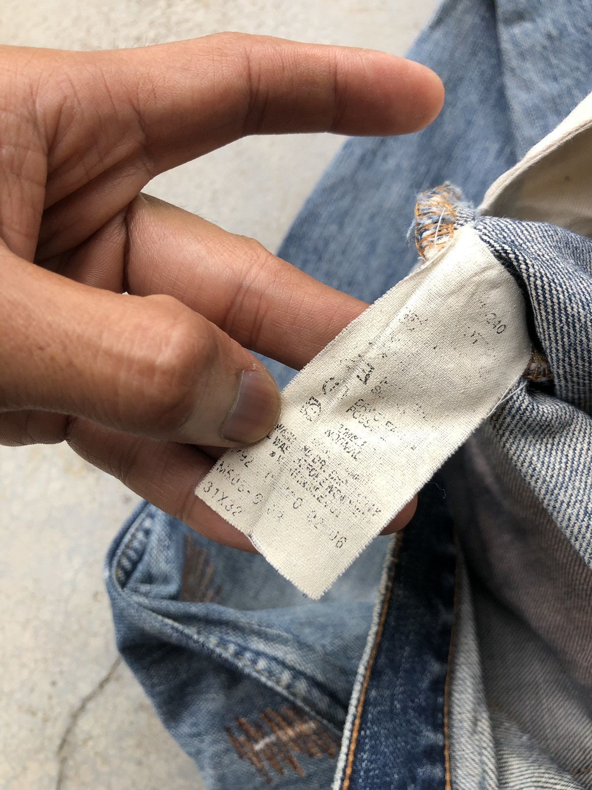 Levi's ZIGZAG REMAKE LEVIS 505 DENIM Size US 30 / EU 46 - 2 Thumbnail
