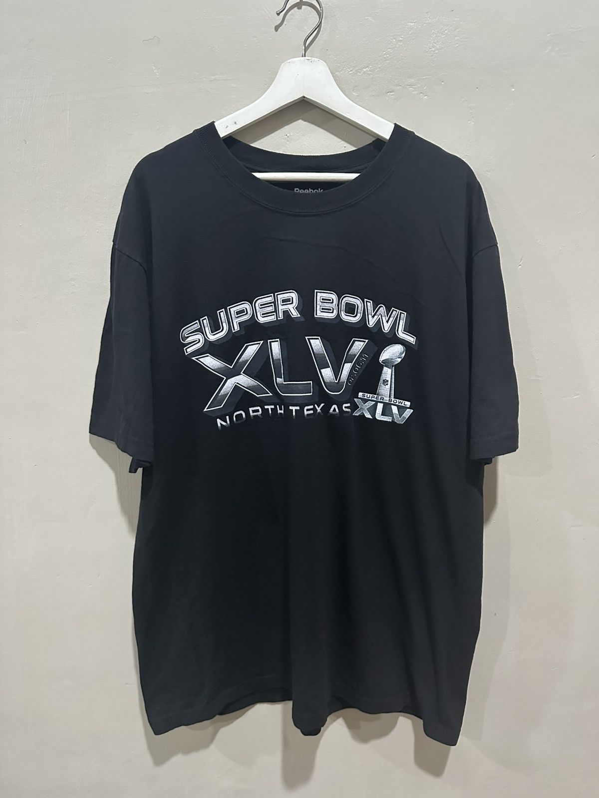 Reebok Super Bowl XLV x Tshirt x Vintage Size US XXL / EU 58 / 5 - 1 Thumbnail