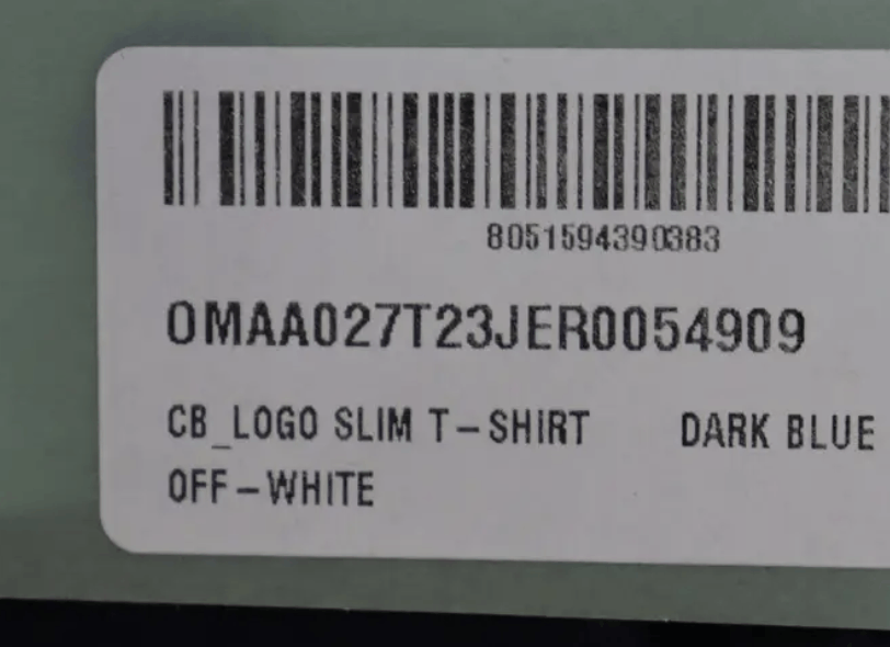 Off-White o1rshd1 Q:2 / CB Logo Slim T-Shirt in Dark Blue Size US S / EU 44-46 / 1 - 9 Thumbnail