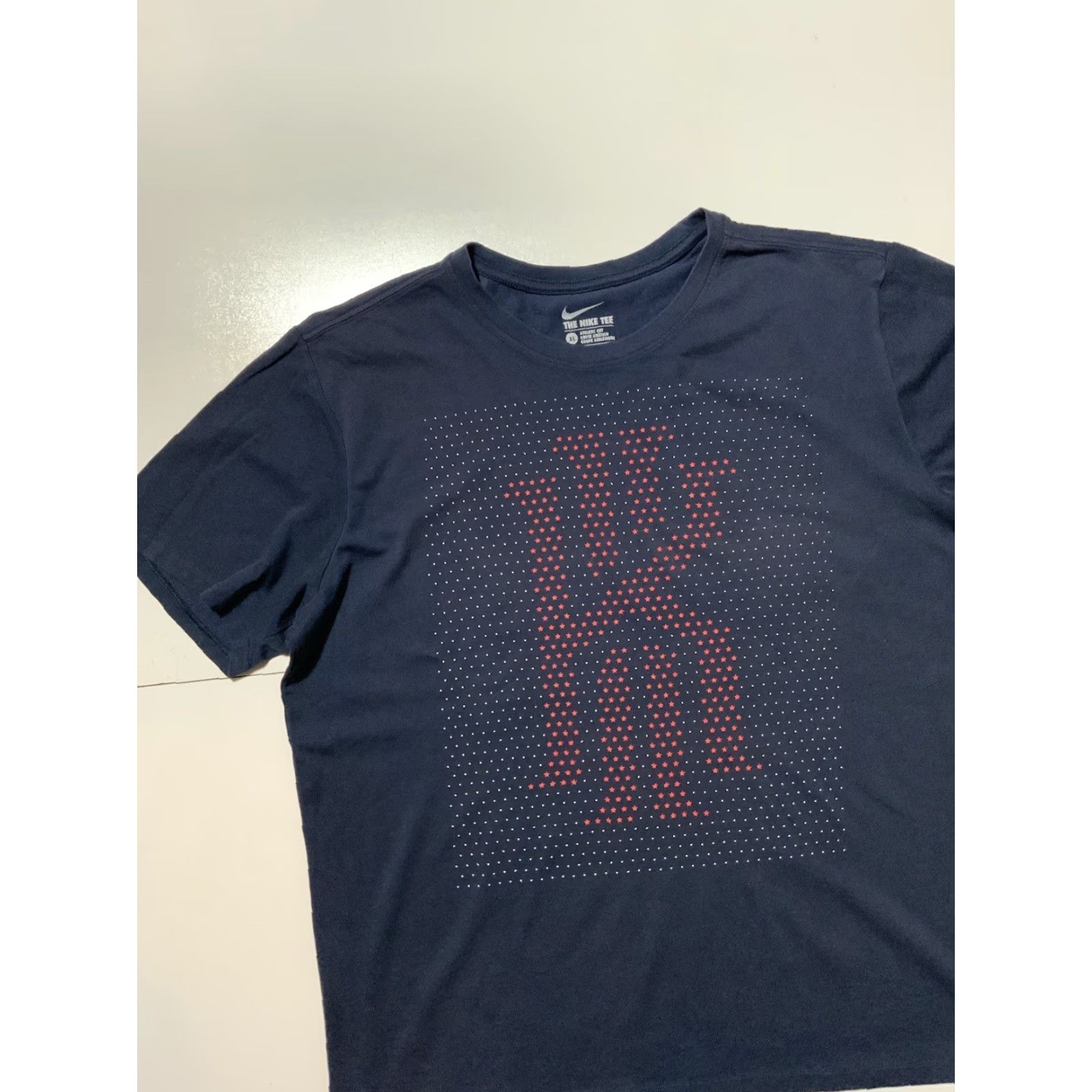 Nike Nike Dri-FIT Kyrie Irving Team USA Basketball Stars Graphic S/S Crew T-Shirt XL Men's Blue Size US XL / EU 56 / 4 - 3 Thumbnail