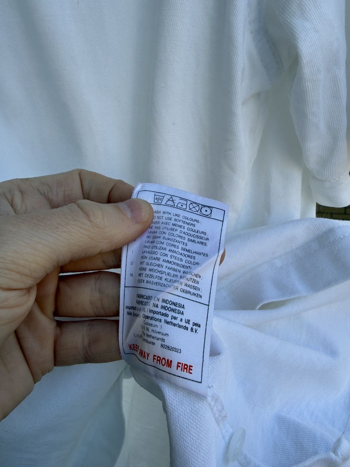 Nike Vintage Nike Tennis Court Polo Shirt White Logo Size US L / EU 52-54 / 3 - 7 Thumbnail