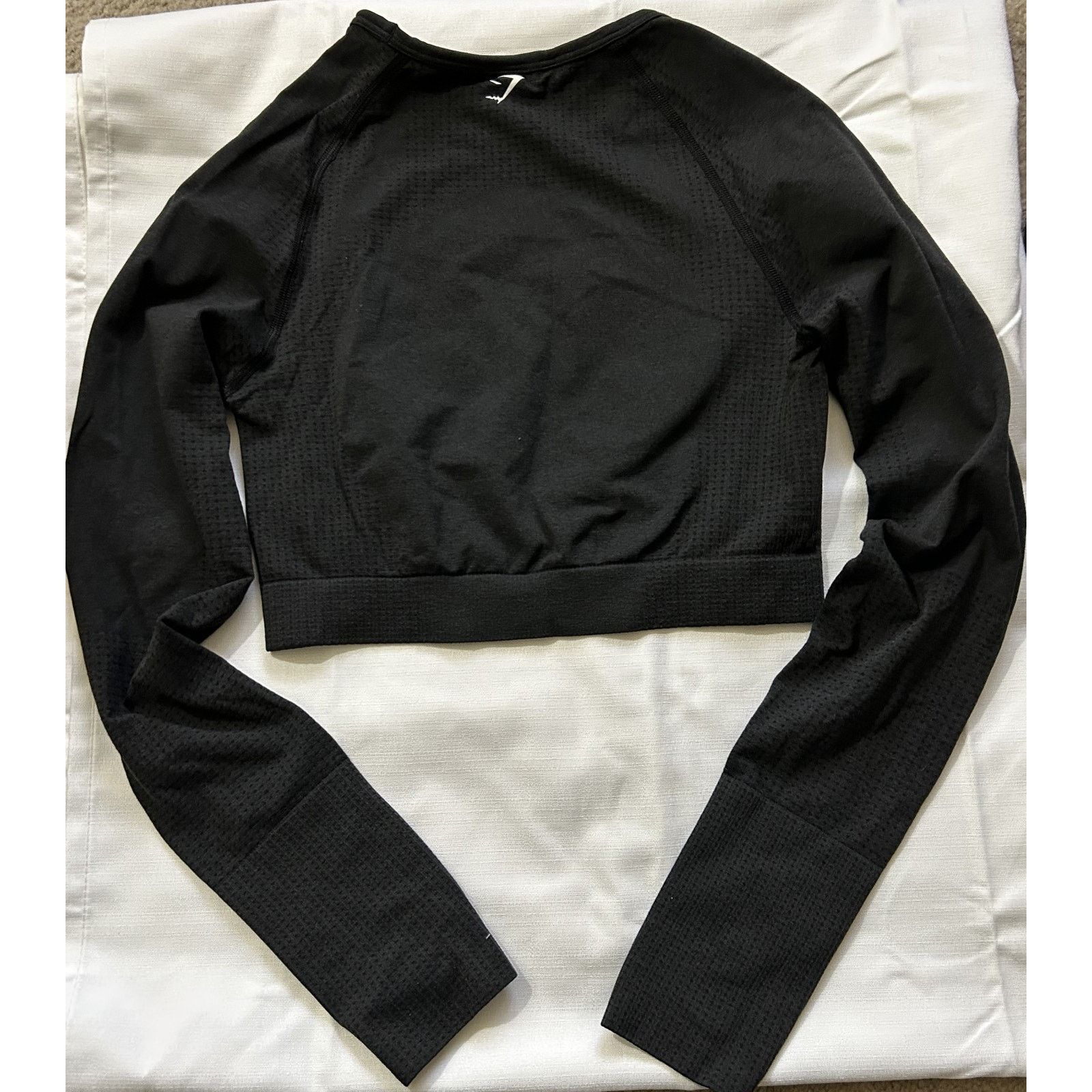 Gymshark Women's Gymshark Vital Seamless Crop Top-Black Size M Size M / US 6-8 / IT 42-44 - 2 Thumbnail