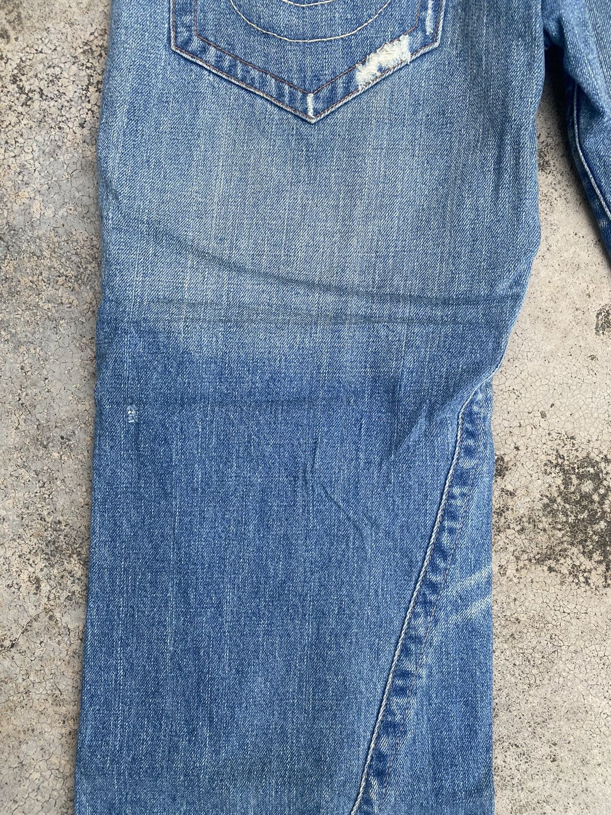 If Six Was Nine × True Religion Flare Jeans True Religion Distressed Bootcut Size US 31 - 19 Thumbnail
