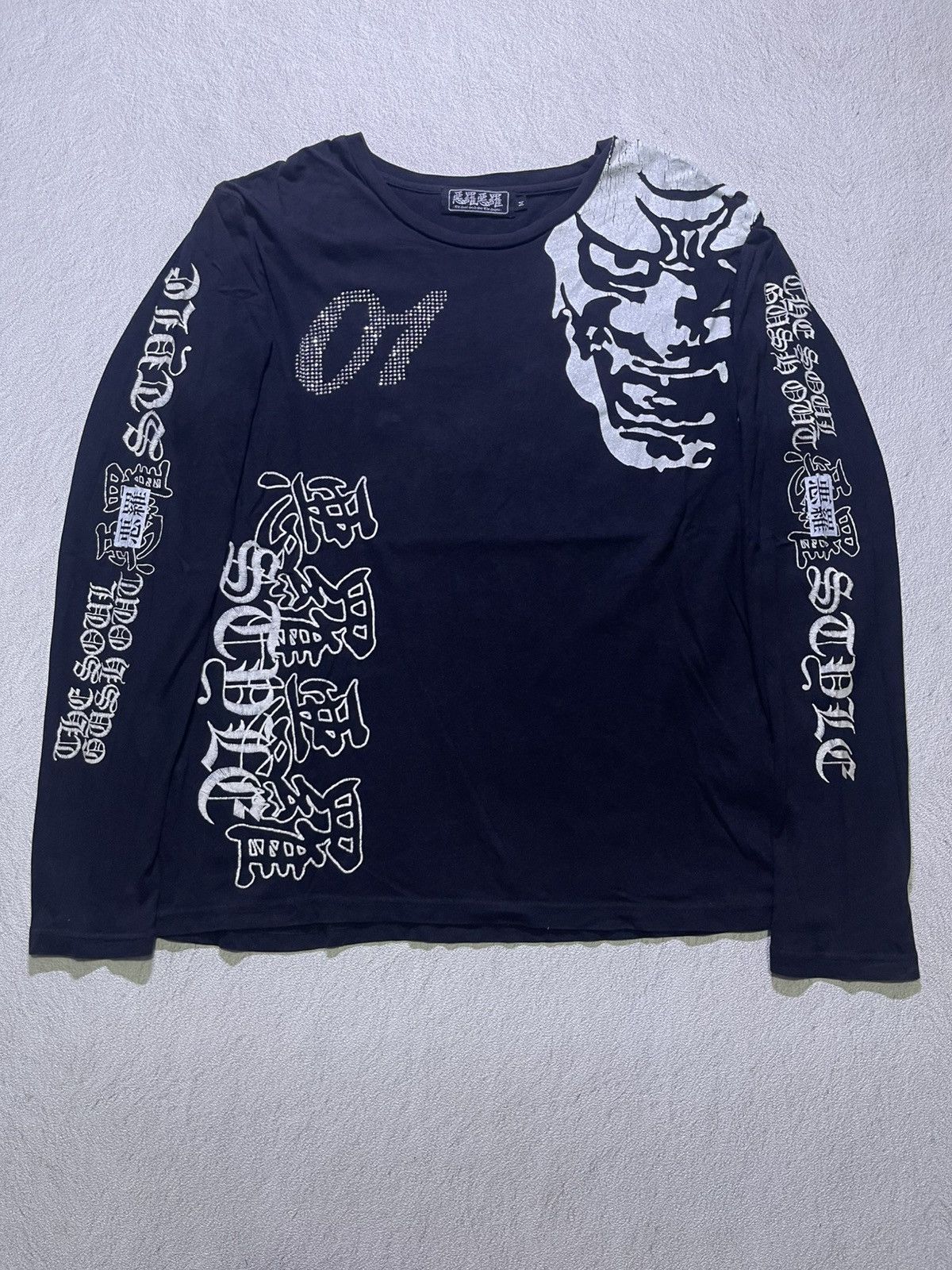 Japanese Brand VINTAGE Y2K SUKAJAN long sleeve tshirt japanese style Size US M / EU 48-50 / 2 - 1 Thumbnail