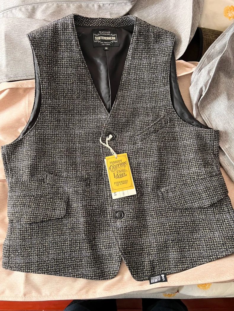 Freewheelers Freewheelers Wool vest Size 44R - 1 Thumbnail
