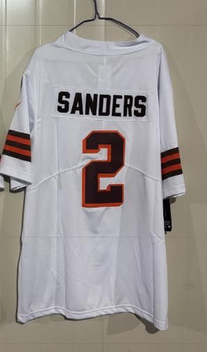 NFL Cleveland Browns #2 Sanders Jersey White Size US XL / EU 56 / 4 - 1 Thumbnail