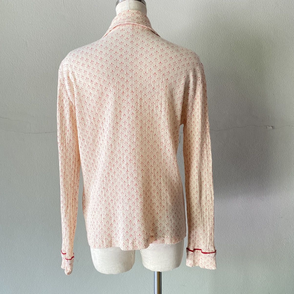 Tsumori Chisato TSUMORI CHISATO Retro Button-Up with Red Trim Size XS / US 0-2 / IT 36-38 - 2 Thumbnail