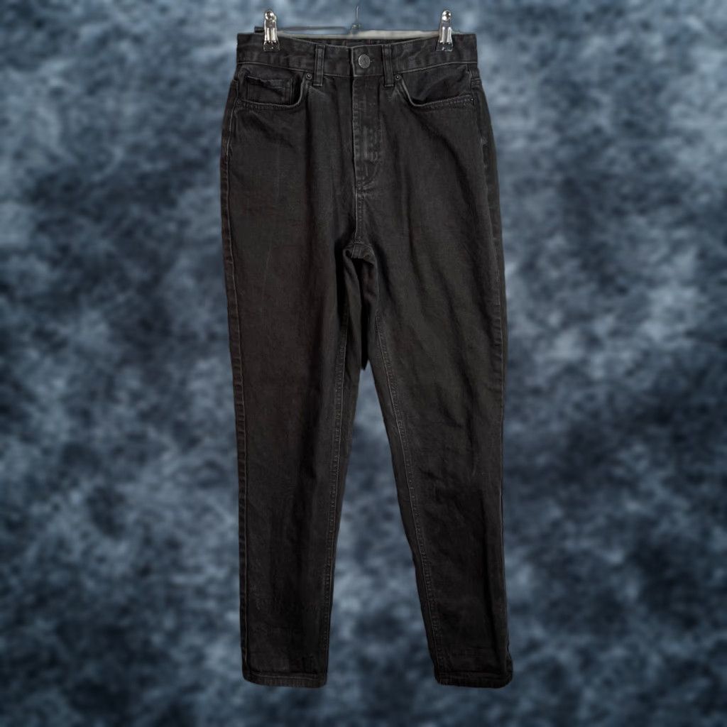 Bdg BDG Urban Outfitters Womens Jeans Black Denim Cotton Mom High-Rise Size 25 Size 42" / US 20 - 1 Thumbnail