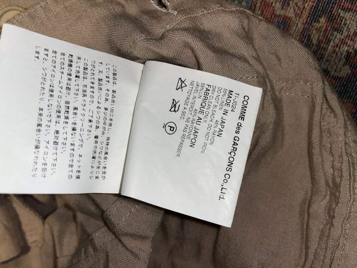 Comme des Garcons AD2002 Tricot Comme Des Garçons tan button up Size M / US 6-8 / IT 42-44 - 6 Thumbnail