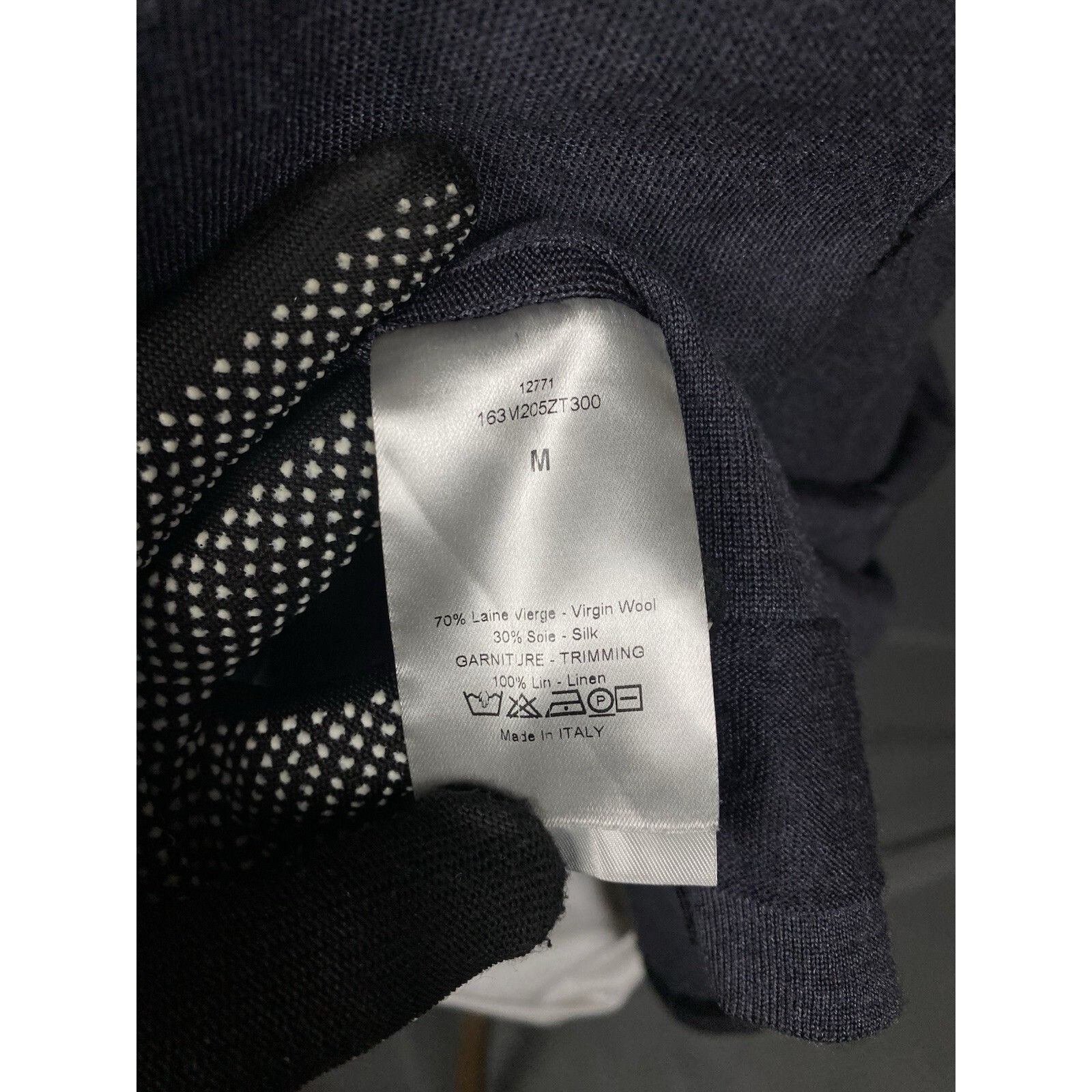 Dior Dior Homme Men's Gray Wool Silk Vest Size M Size US M / EU 48-50 / 2 - 11 Thumbnail