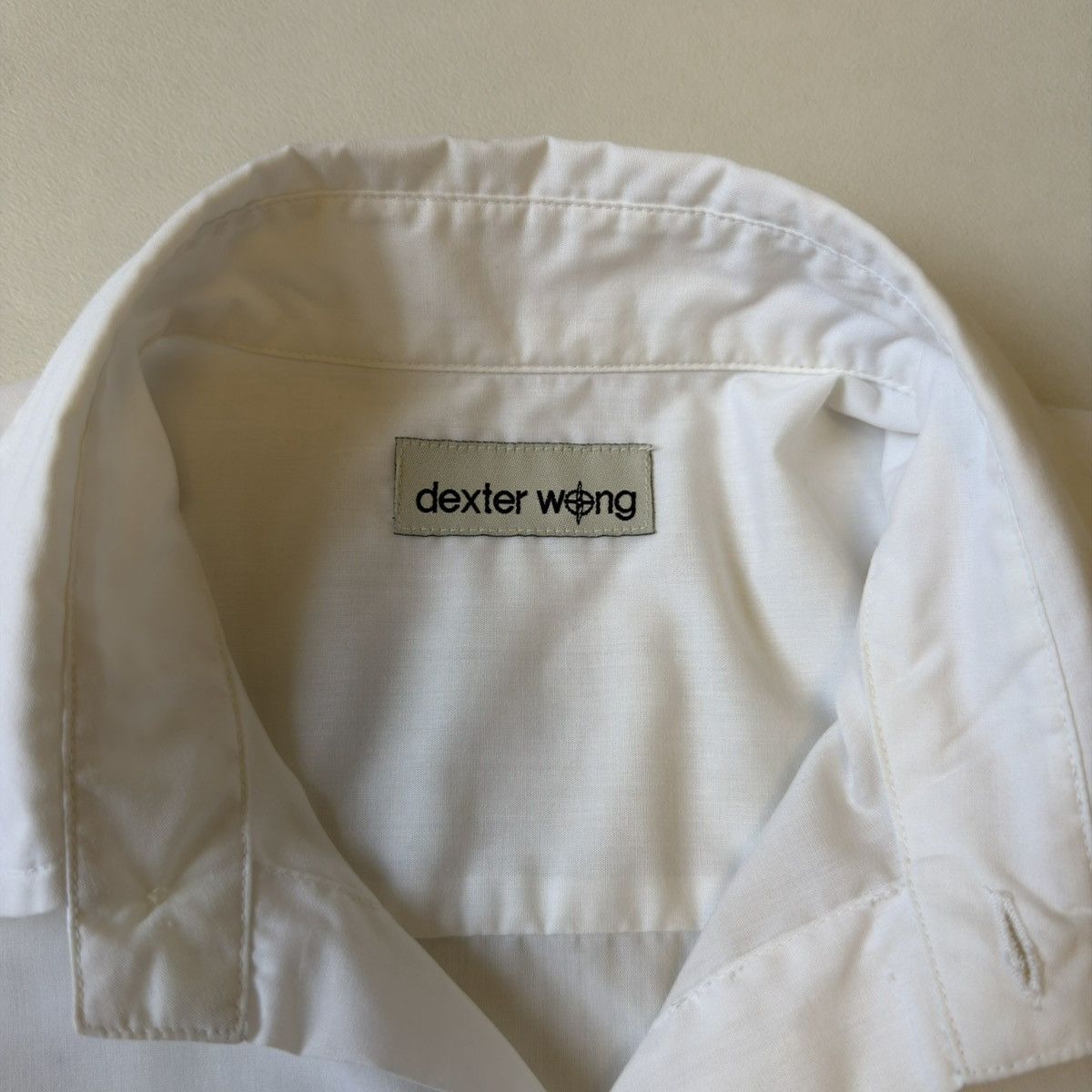 Dexter Wong S/S 1999 ‘Shark’ Print White Shirt Size US M / EU 48-50 / 2 - 5 Thumbnail