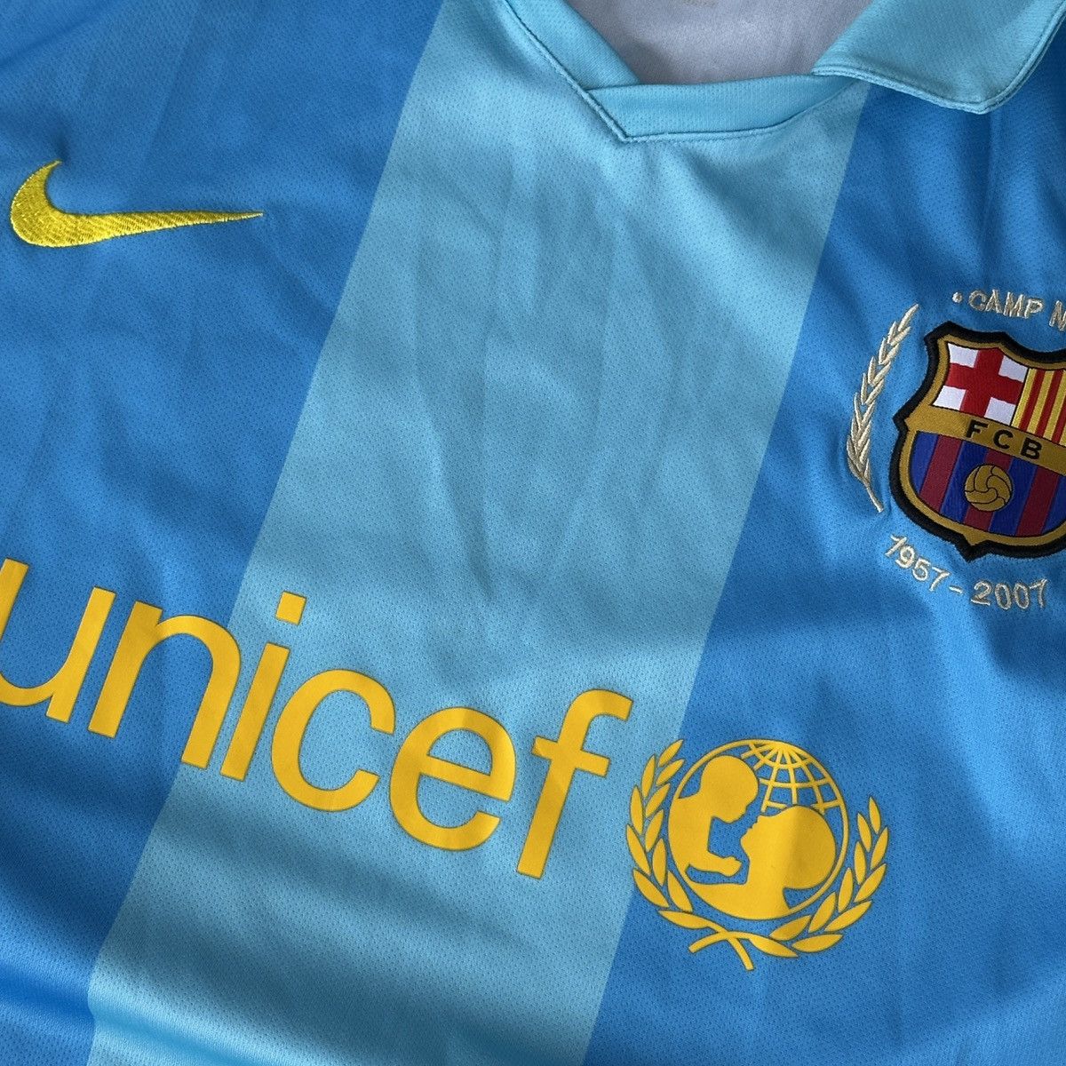 Nike × Vintage Nike Barcelona Vintage Jersey 2007 2008 T-shirt Size US XL / EU 56 / 4 - 8 Thumbnail