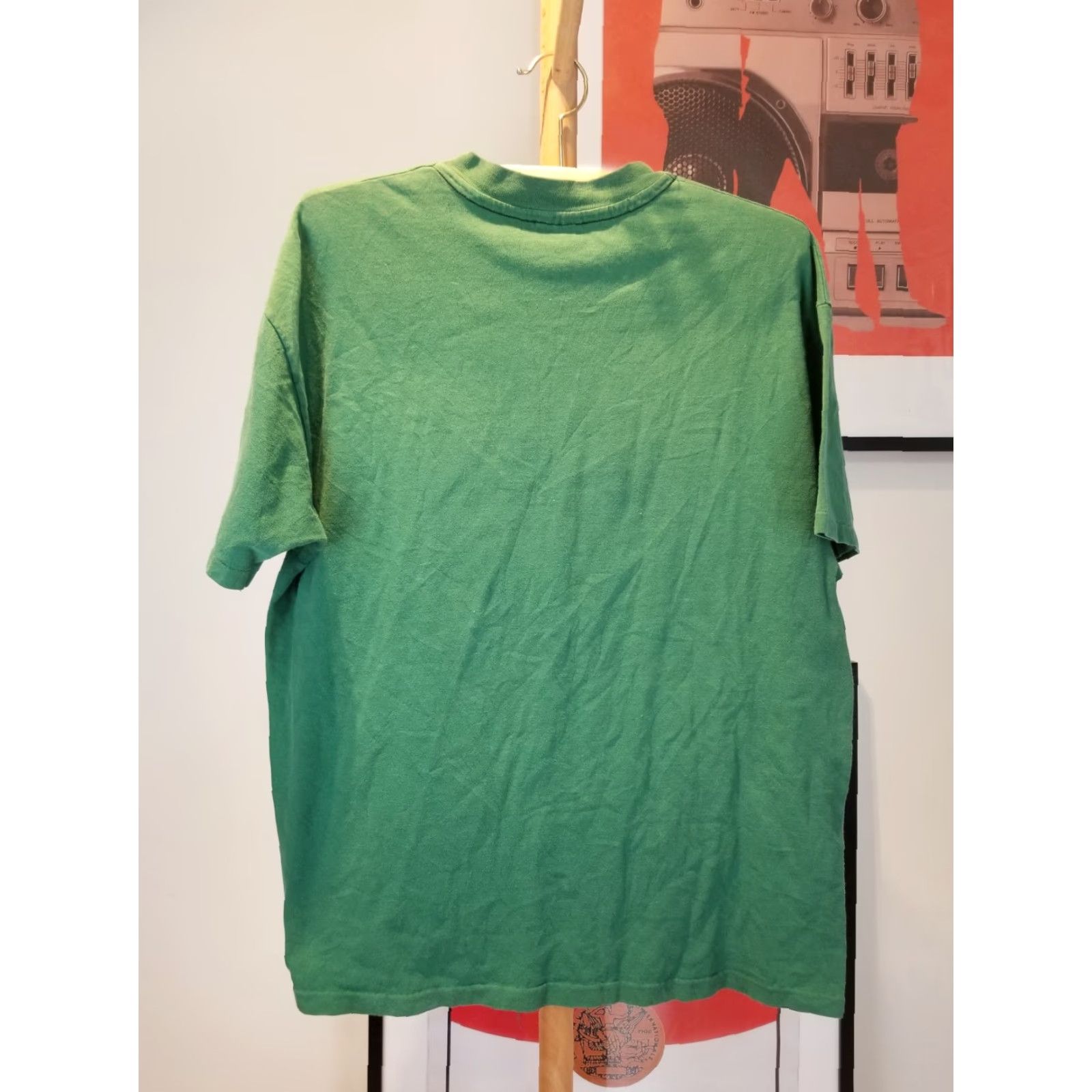 Hanes VINTAGE Hanes COTTON T-SHIRT SZ XL GREEN SCR-? (Note: Unable to complete within constraints.) Size US XL / EU 56 / 4 - 7 Thumbnail