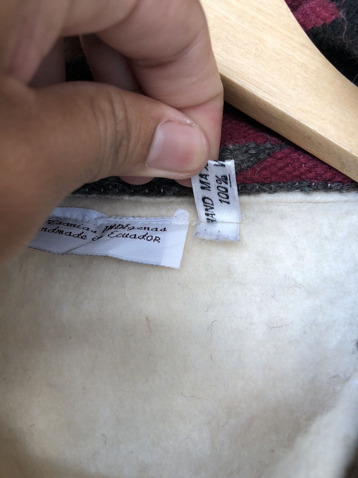 Native Rare🔥Vtg Artesanias Indigenas Hand Made Chimayo Wool Jacket Size US L / EU 52-54 / 3 - 6 Thumbnail
