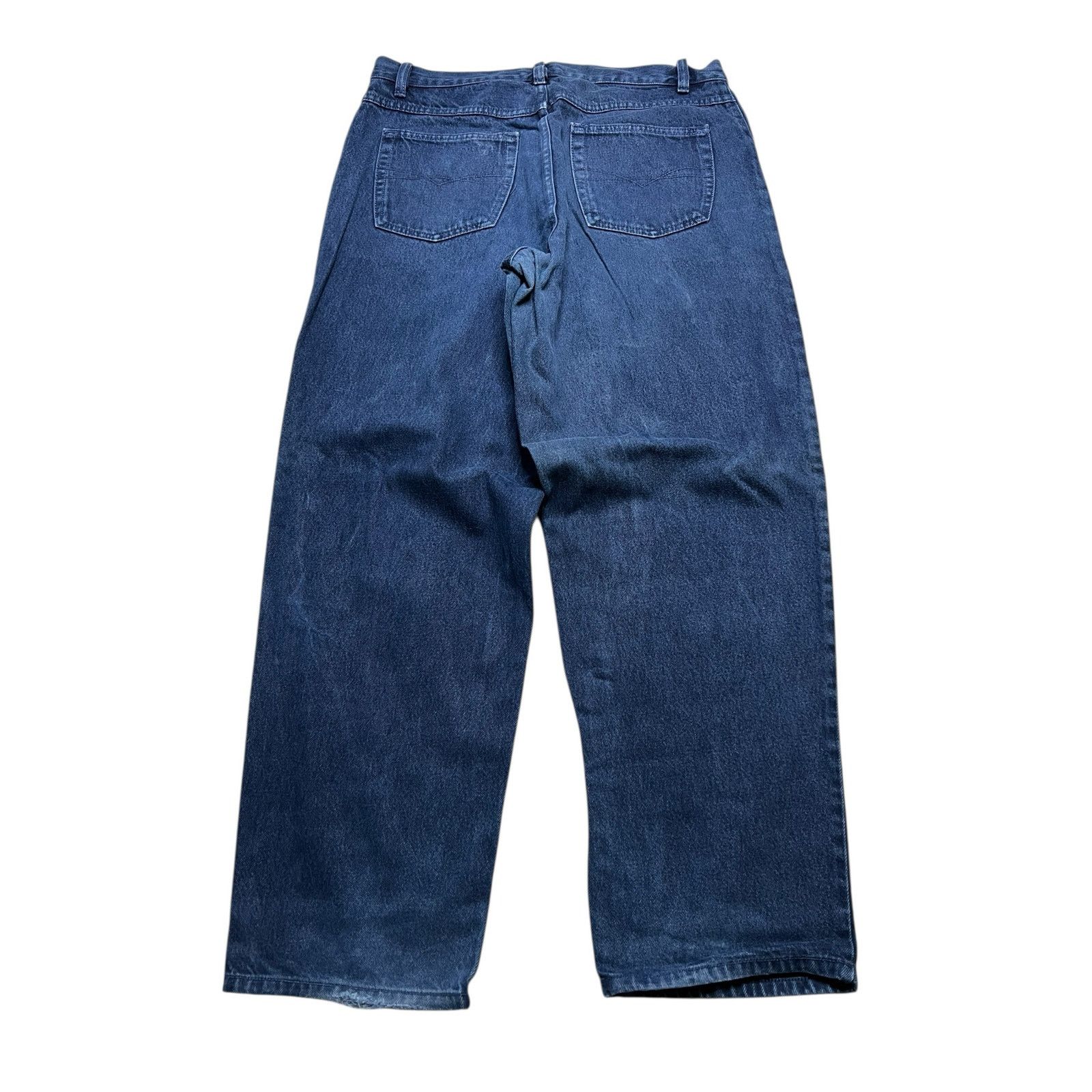 Anchor Blue Vintage 90s Anchor Blue Baggy Jeans37x31) Wide Leg USA Talon Size US 38 / EU 54 - 2 Thumbnail