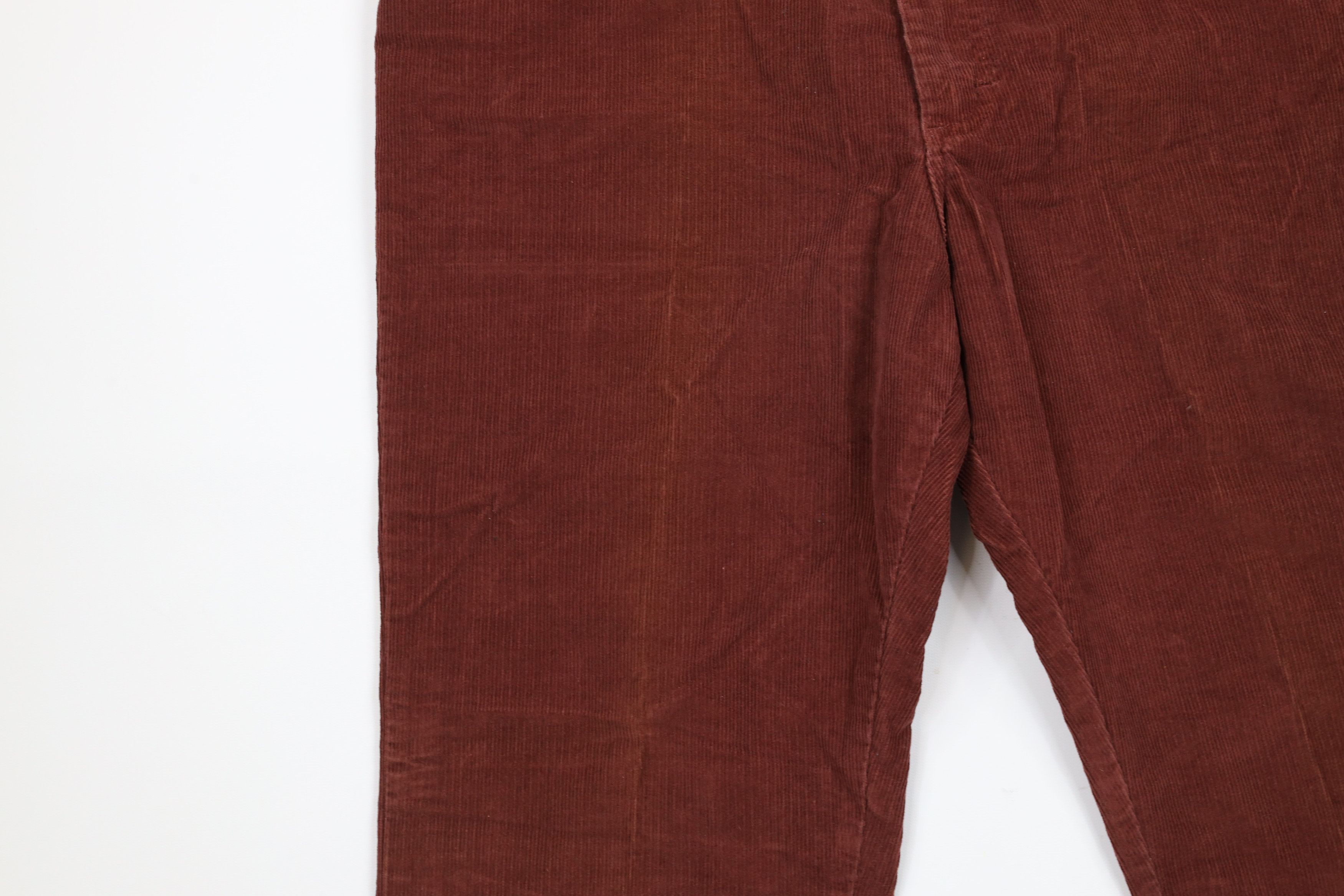 Lee × Vintage Vintage 90s Lee Bootcut Western Corduroy Chino Pants Red USA Size US 38 / EU 54 - 5 Thumbnail
