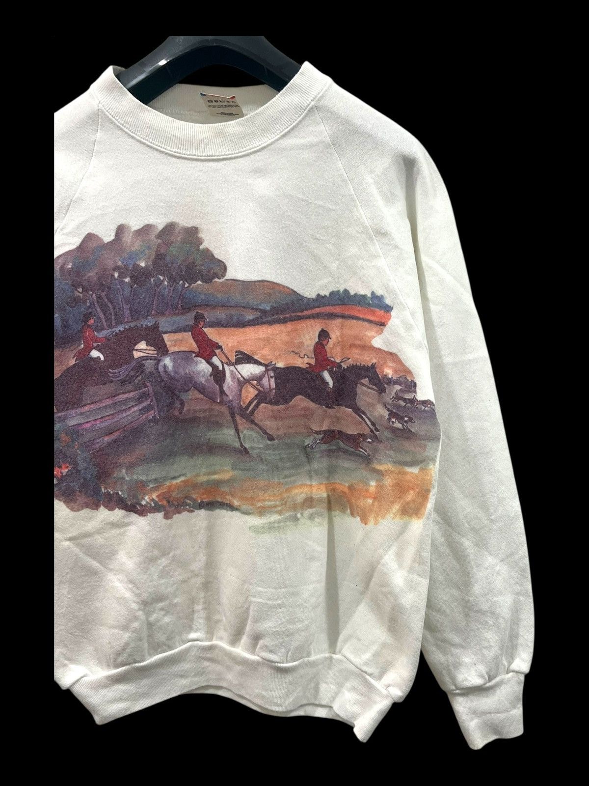 Vintage Vintage Equestrian Graphic Sweatshirt Size US M / EU 48-50 / 2 - 6 Thumbnail