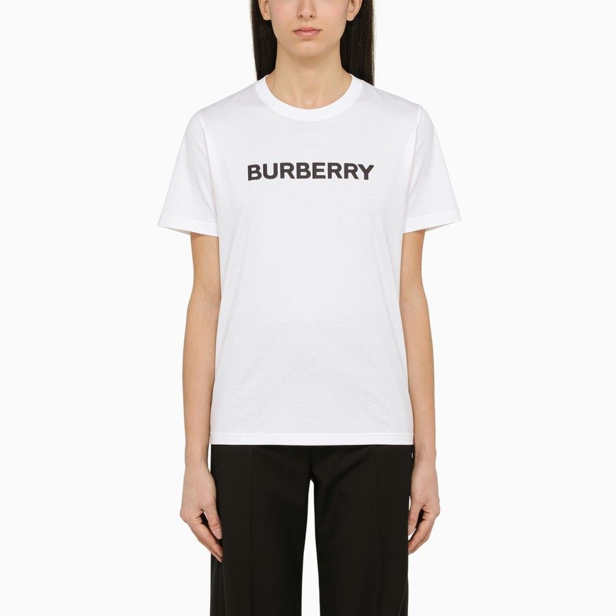image of Burberry O1D2Blof0124 T-Shirt In White, Women's (Size Small)