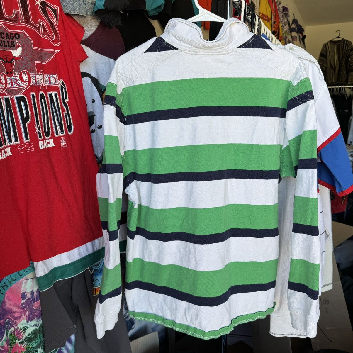 Polo Ralph Lauren Vintage POLO RALPH LAUREN Rugby Polo Long Sleeve Shirt Size US XL / EU 56 / 4 - 5 Thumbnail