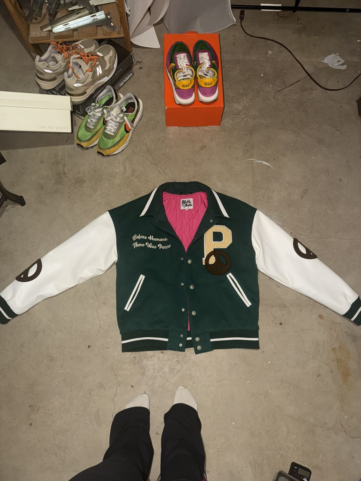 Other The Peaceful People Varsity Jacket Size US M / EU 48-50 / 2 - 1 Thumbnail
